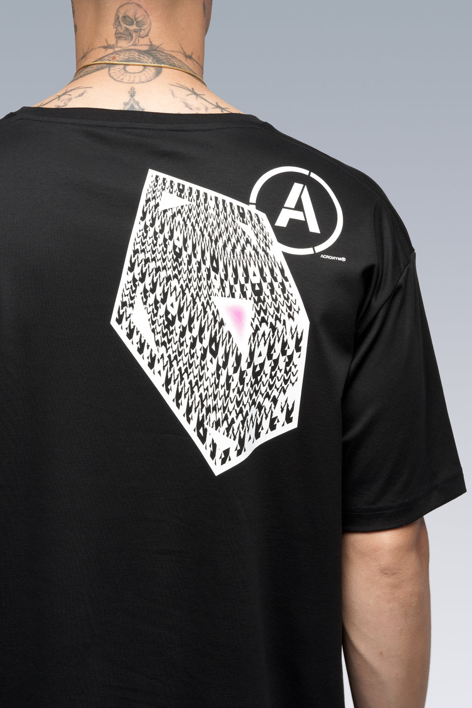 S24-PR-B 100% Cotton Mercerized Short Sleeve T-shirt - Black