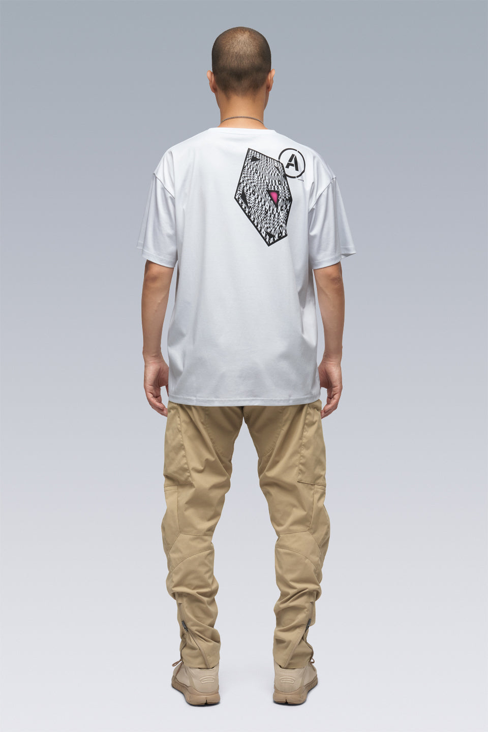 S24-PR-B 100% Cotton Mercerized Short Sleeve T-shirt - White