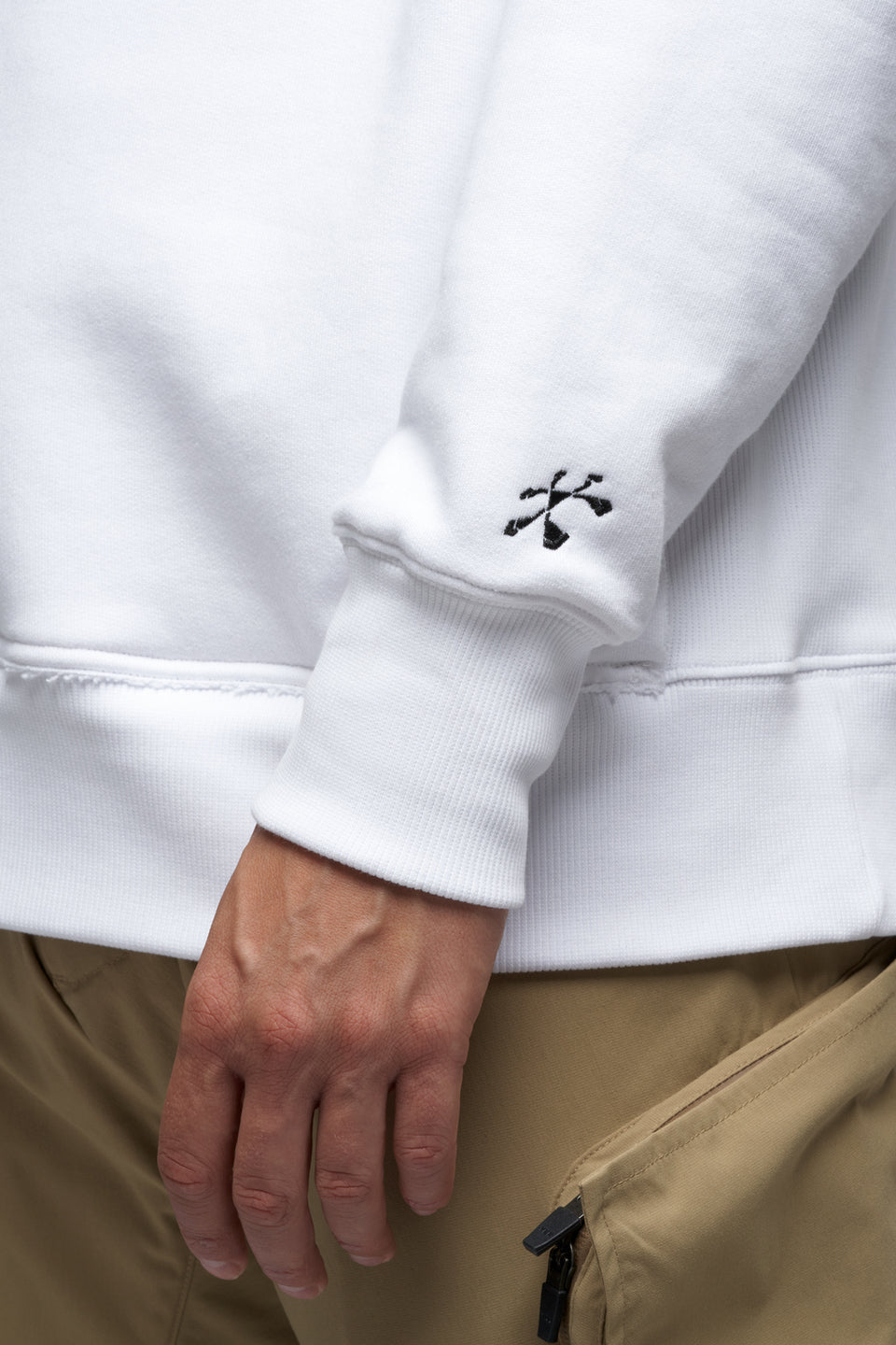 S26-PR Organic Cotton Hooded Sweatshirt - White