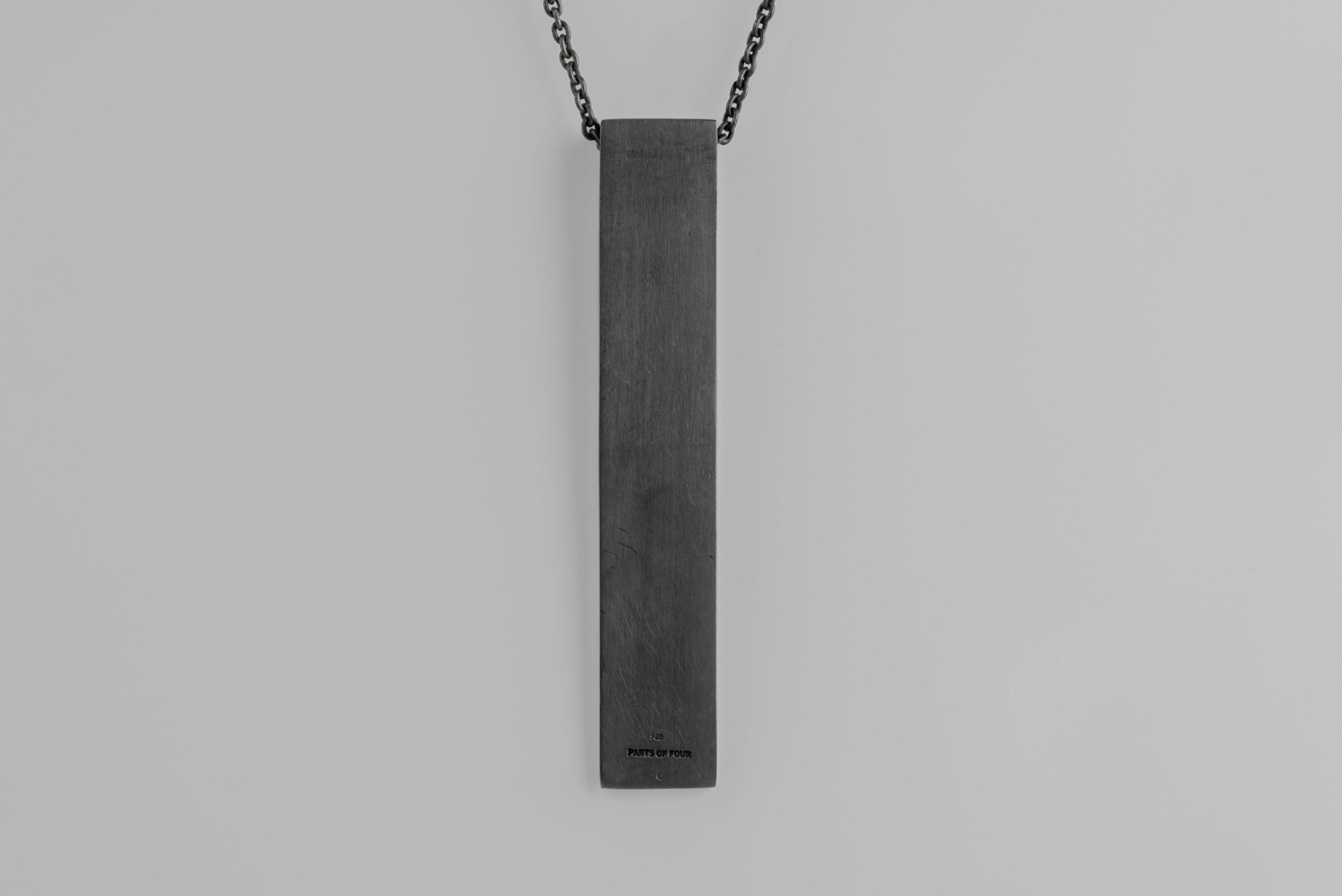 Wedge Necklace (1.45 CT, 4 Diamond Slabs, KA+DIA)