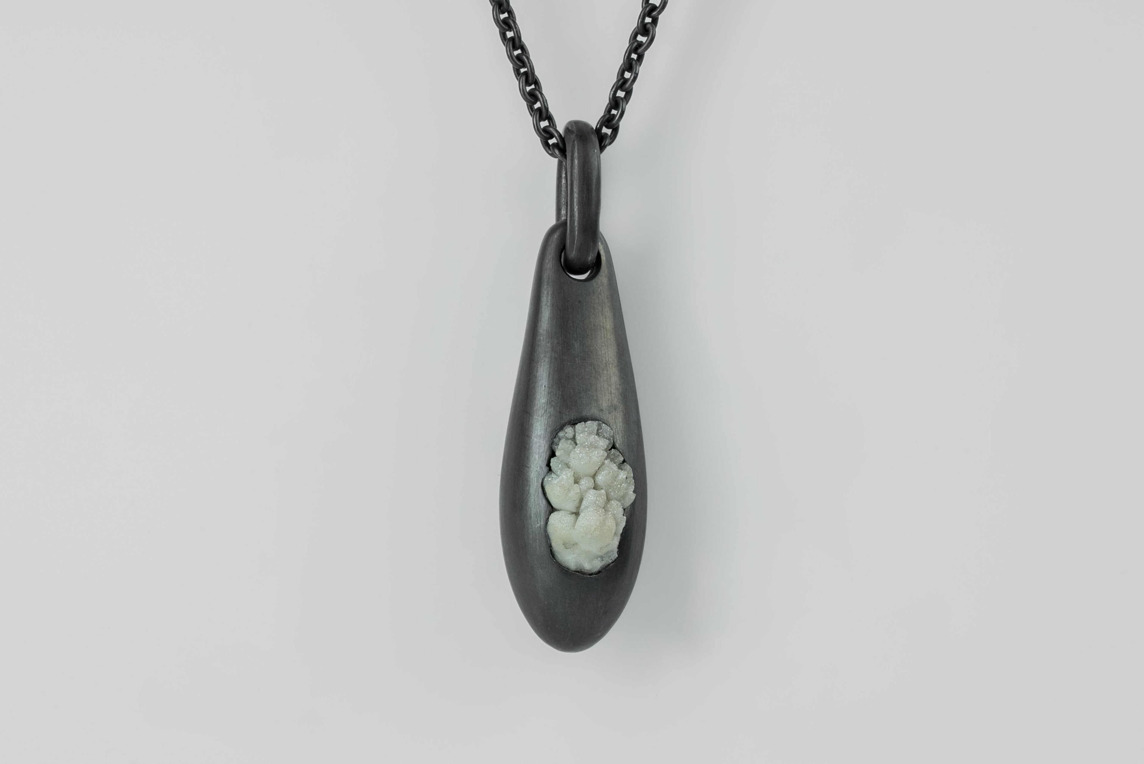 Chrysalis Necklace (Cremaster Emergence, Zincite, KA+ZIN)