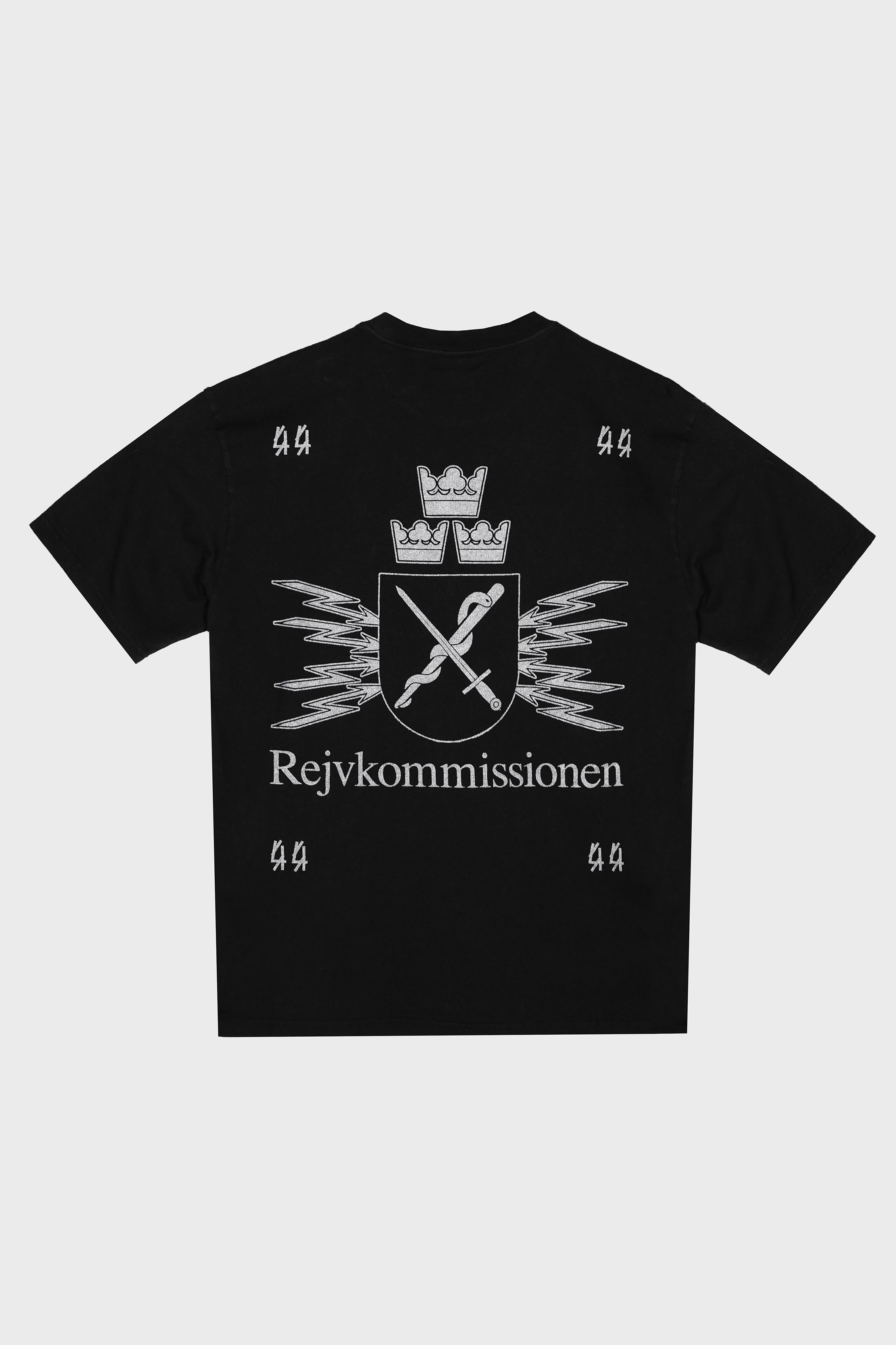 TEE BLACK + COMMISSION DIRTY WHITE