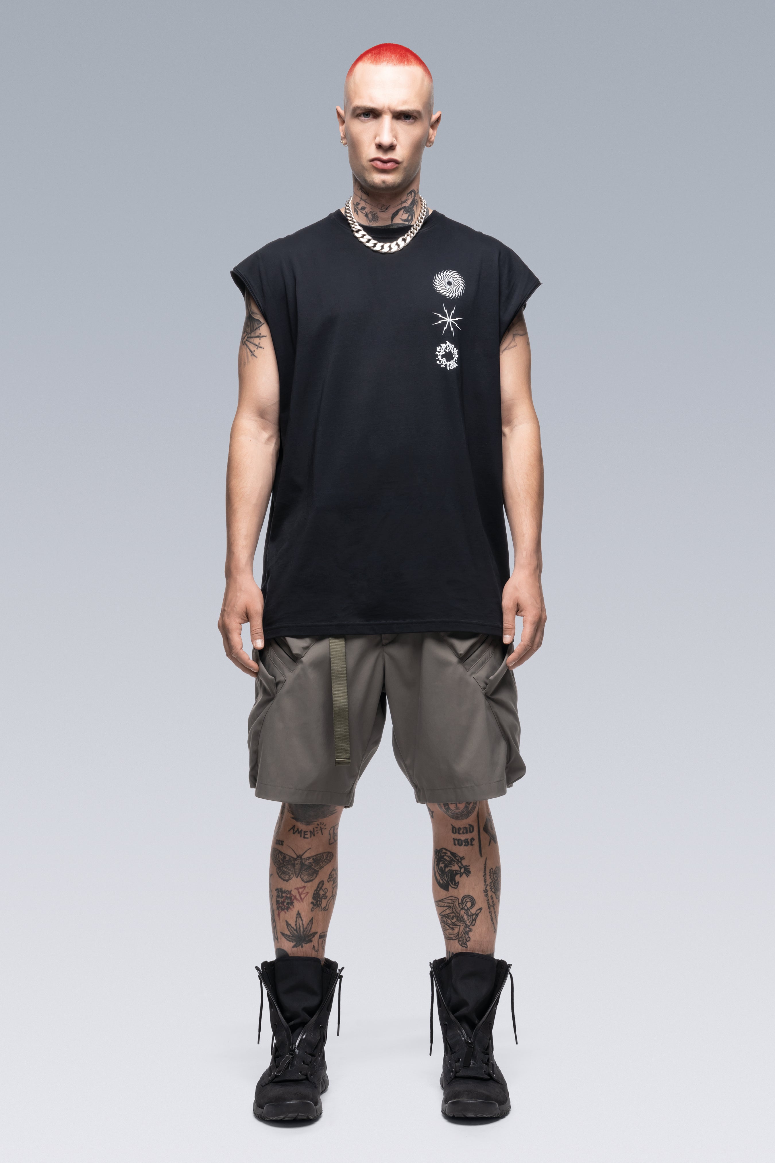 SP29-M Nylon Stretch BDU Short Pant - Dark Grey