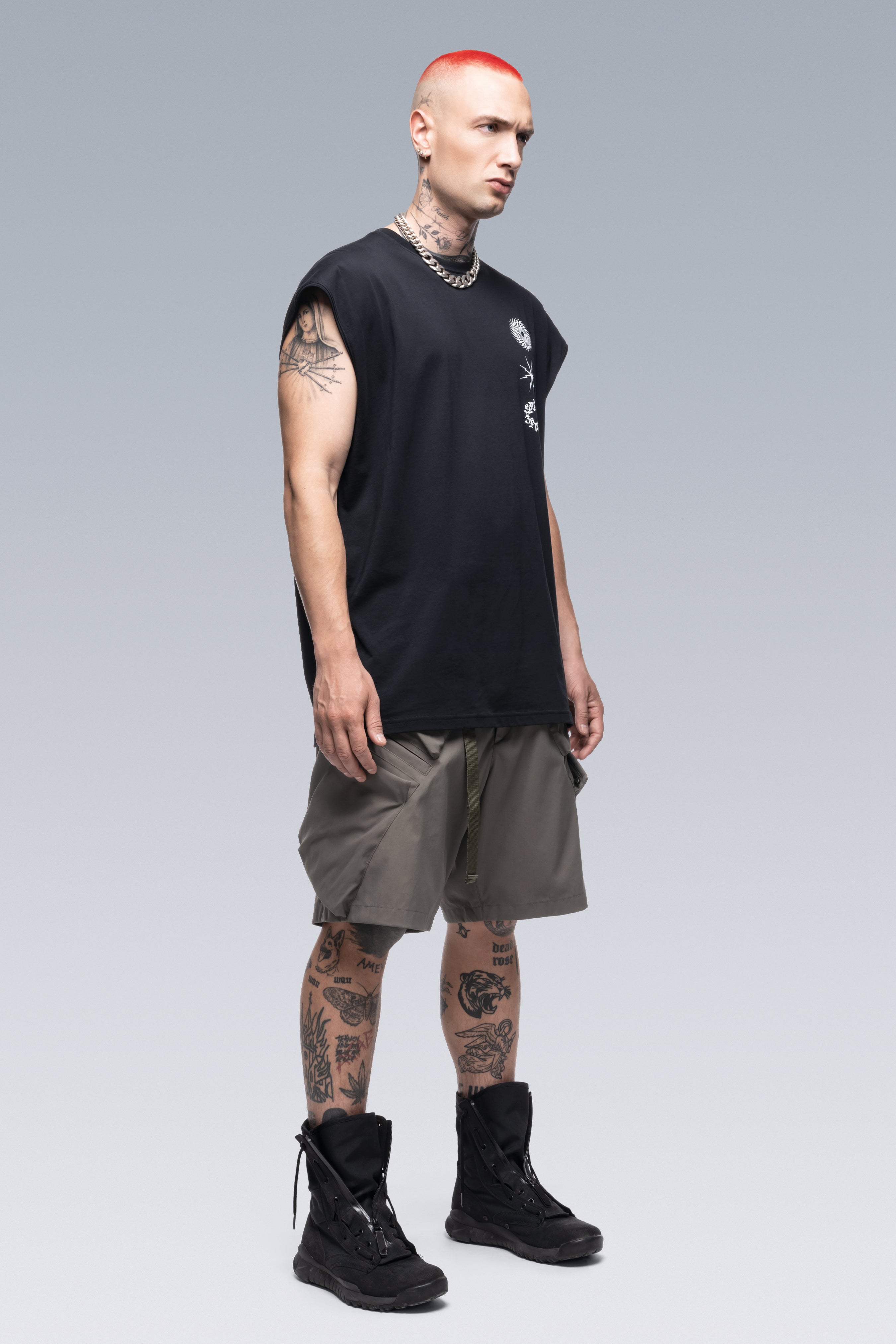 SP29-M Nylon Stretch BDU Short Pant - Dark Grey