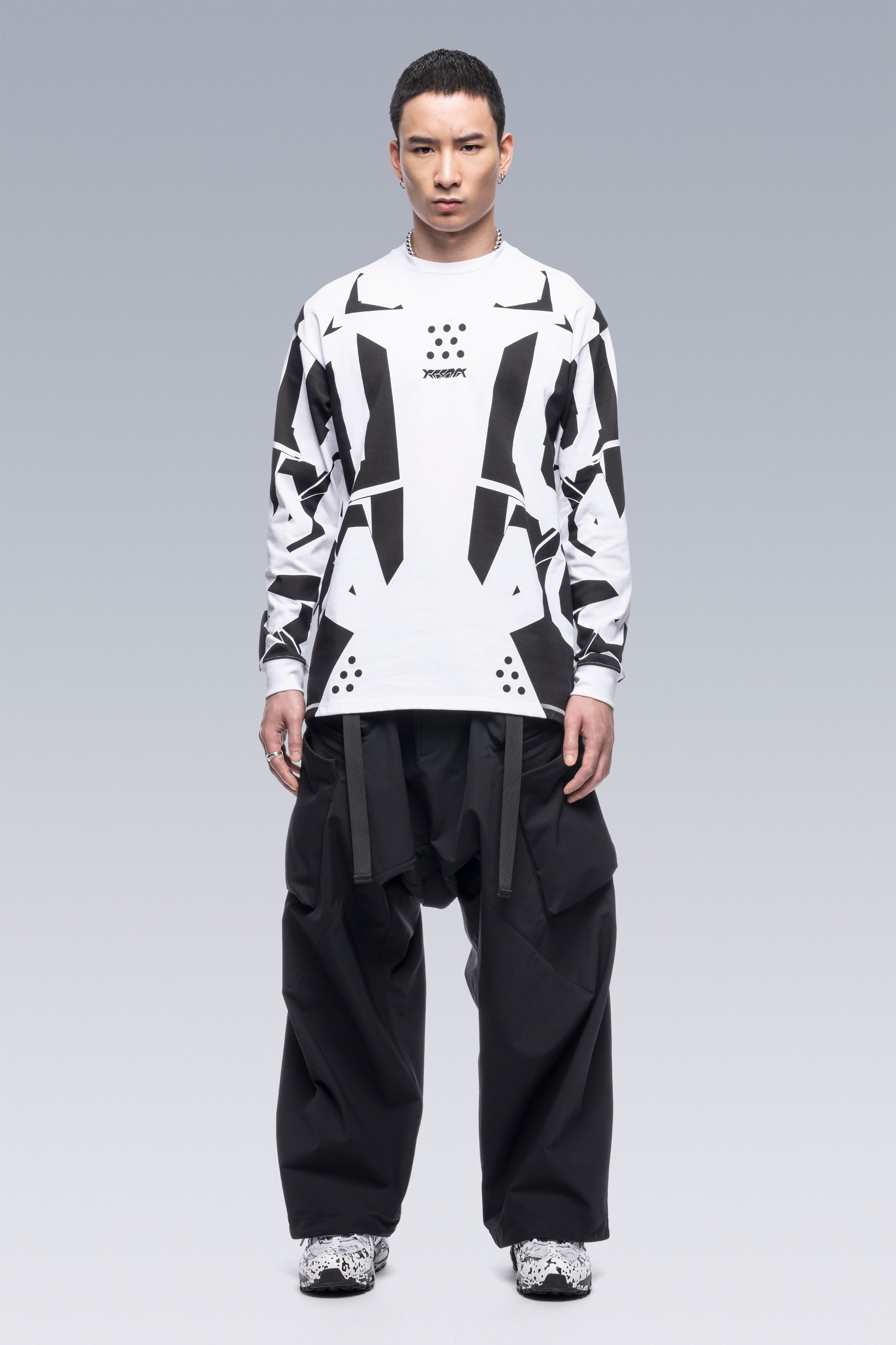 S36-PR 100% Cotton Long Sleeve T-shirt - White