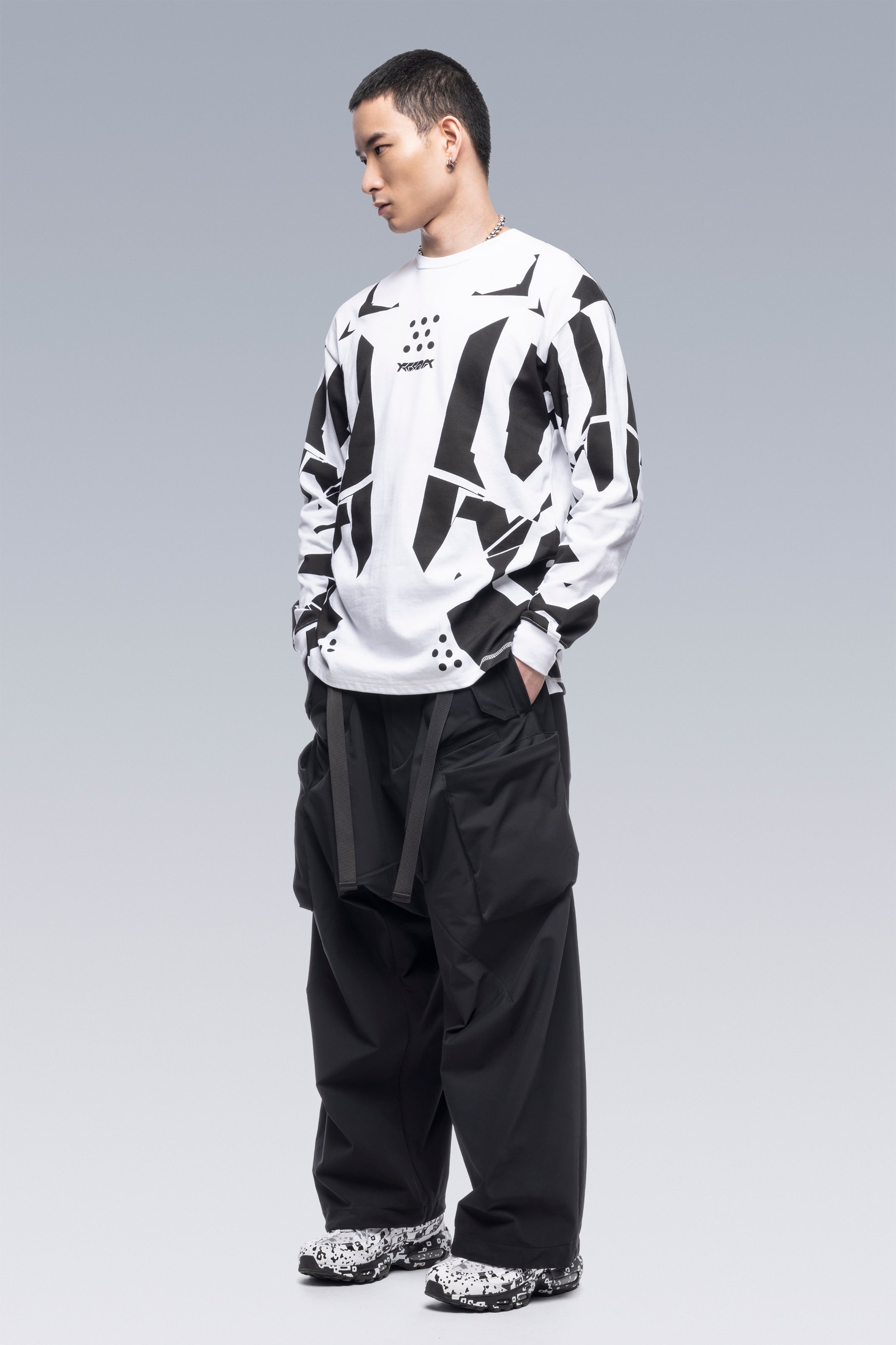 S36-PR 100% Cotton Long Sleeve T-shirt - White