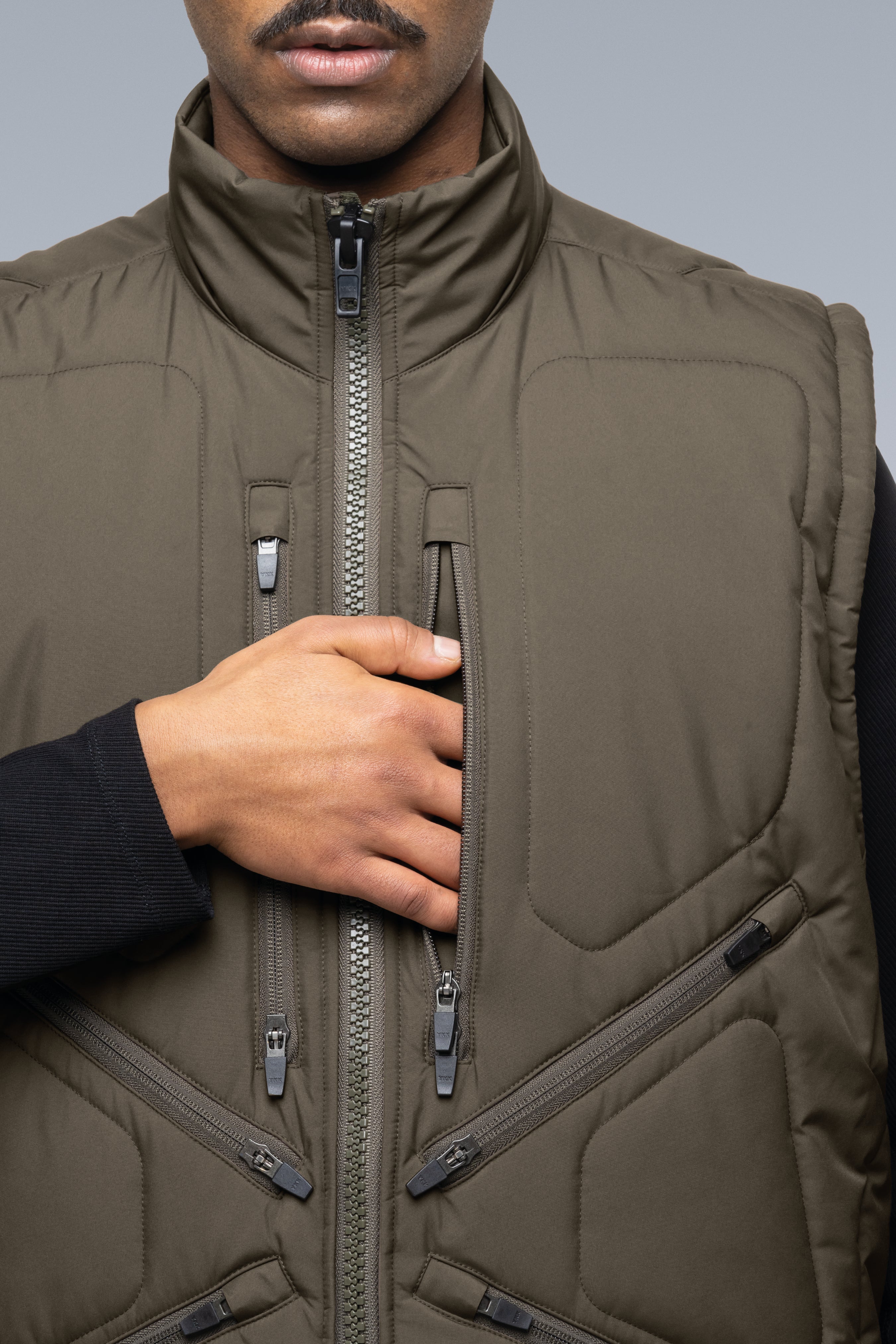 V91-WS Windstopper® PrimaLoft® Modular Liner Vest - Grey