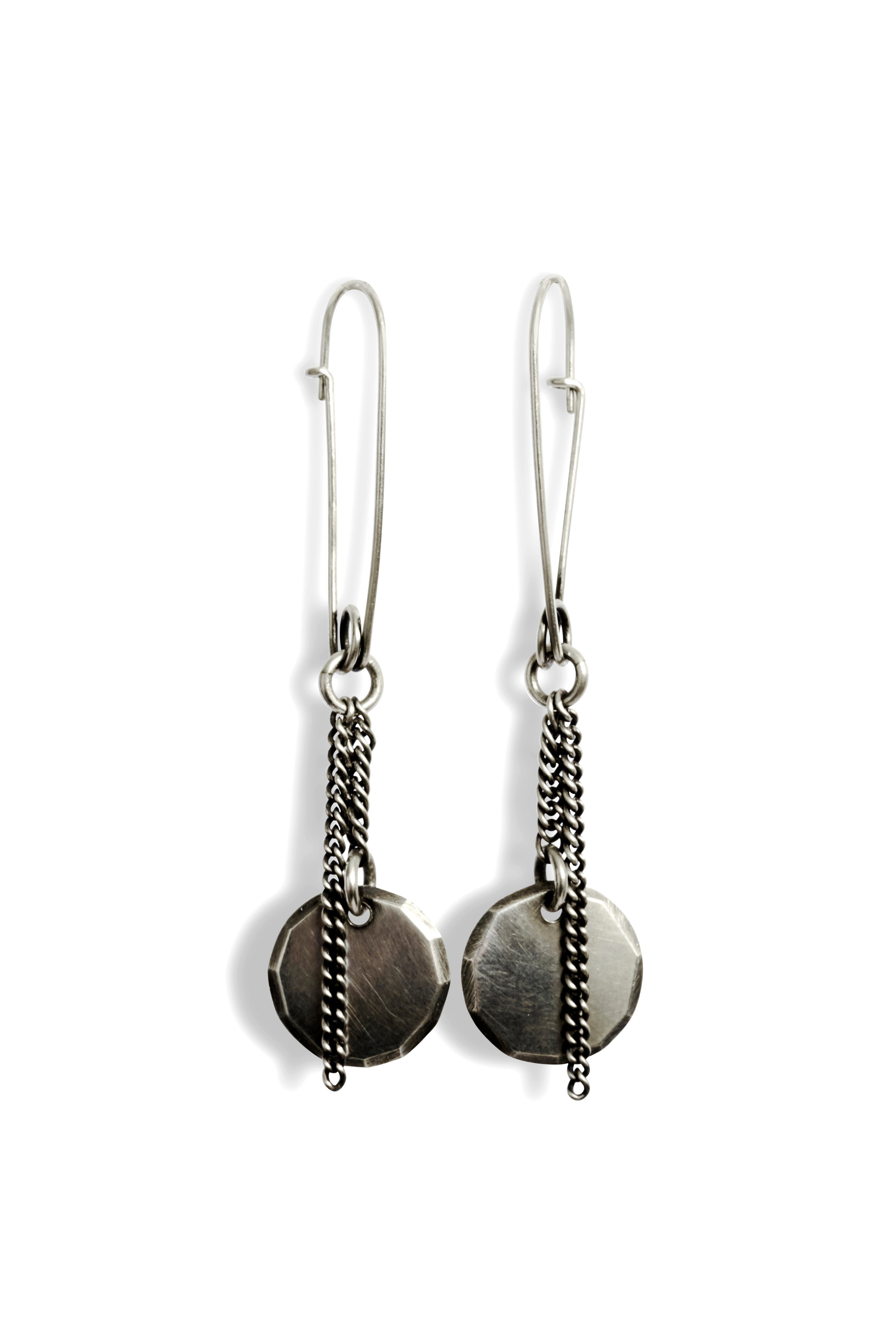 EARRINGS PLATE FACETTES