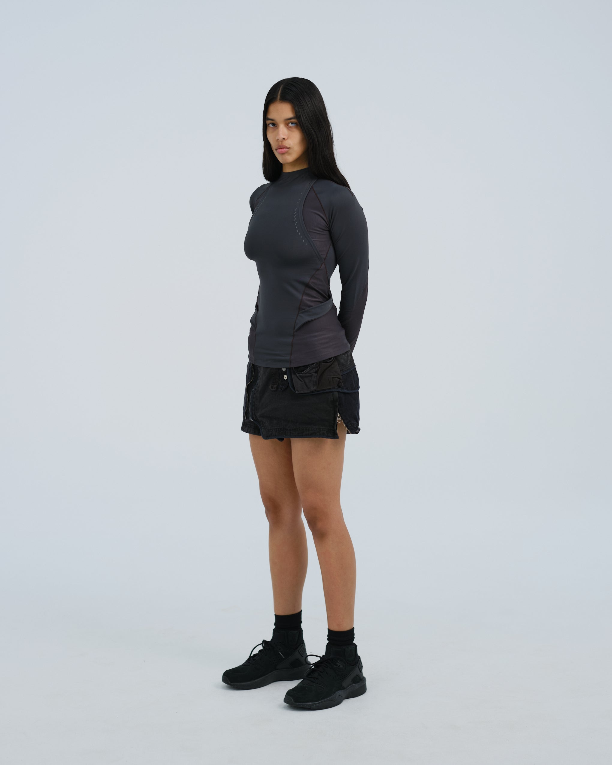 TRACK TOP CHARCOAL