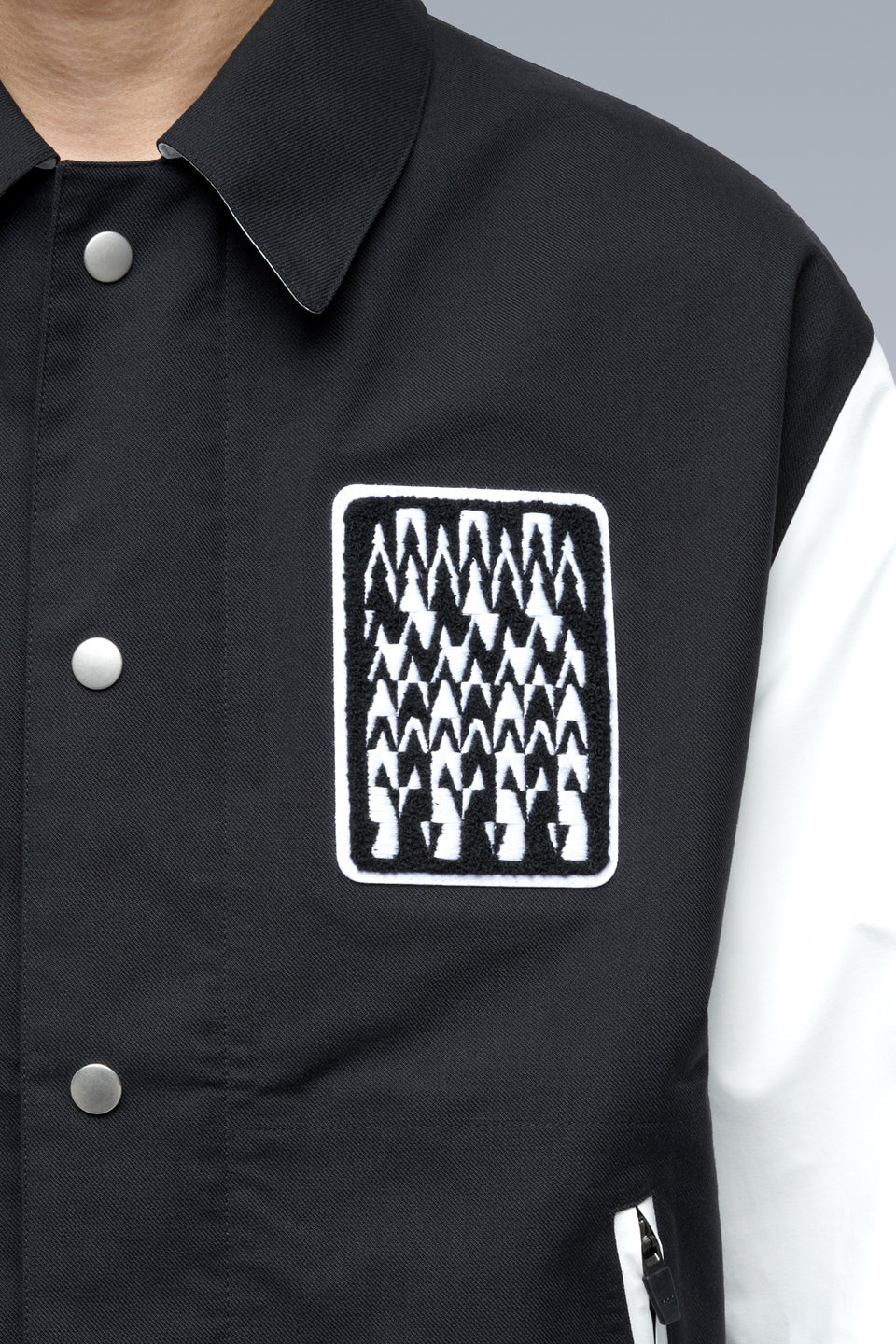 J94-VT 3L Varsity Jacket - BLACK/BLACK