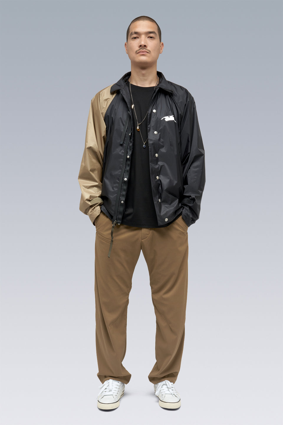 J95-WS 2L Gore-Tex Infinium™ Windstopper® Jacket - Black/Khaki