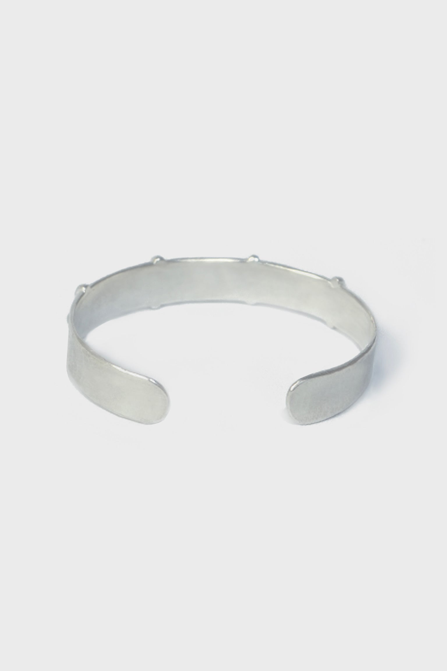SILVER STITCHED CROSS BRACELET