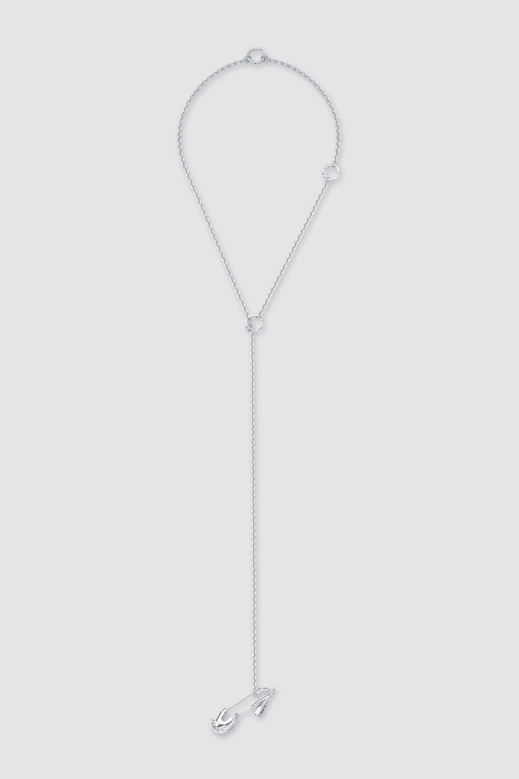 Achilles safety Pin Necklace