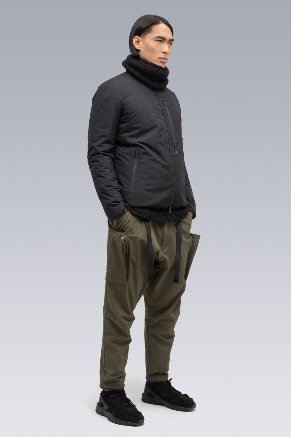 NG5-PU Hand-Knit Suri Alpaca Neck Gaiter