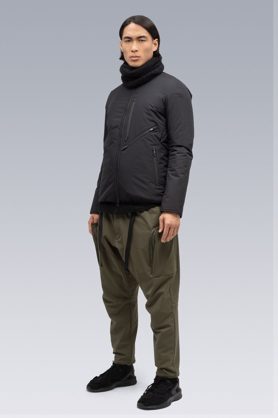 NG5-PU Hand-Knit Suri Alpaca Neck Gaiter