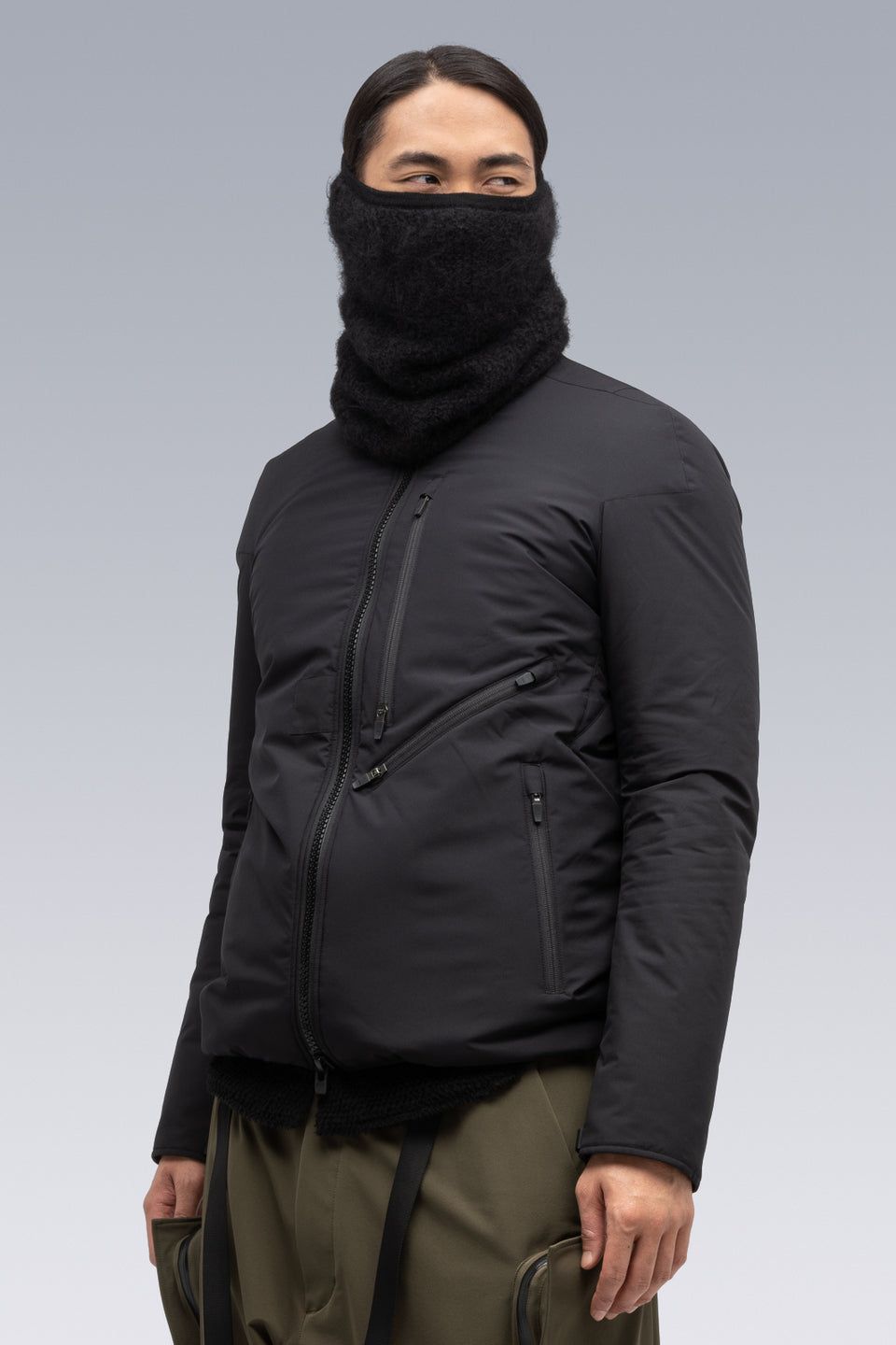 NG5-PU Hand-Knit Suri Alpaca Neck Gaiter