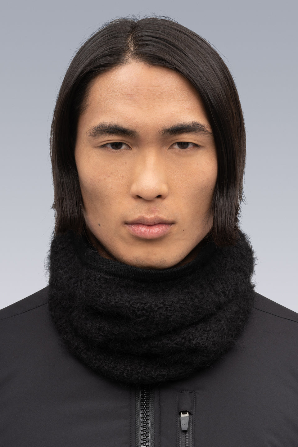 NG5-PU Hand-Knit Suri Alpaca Neck Gaiter