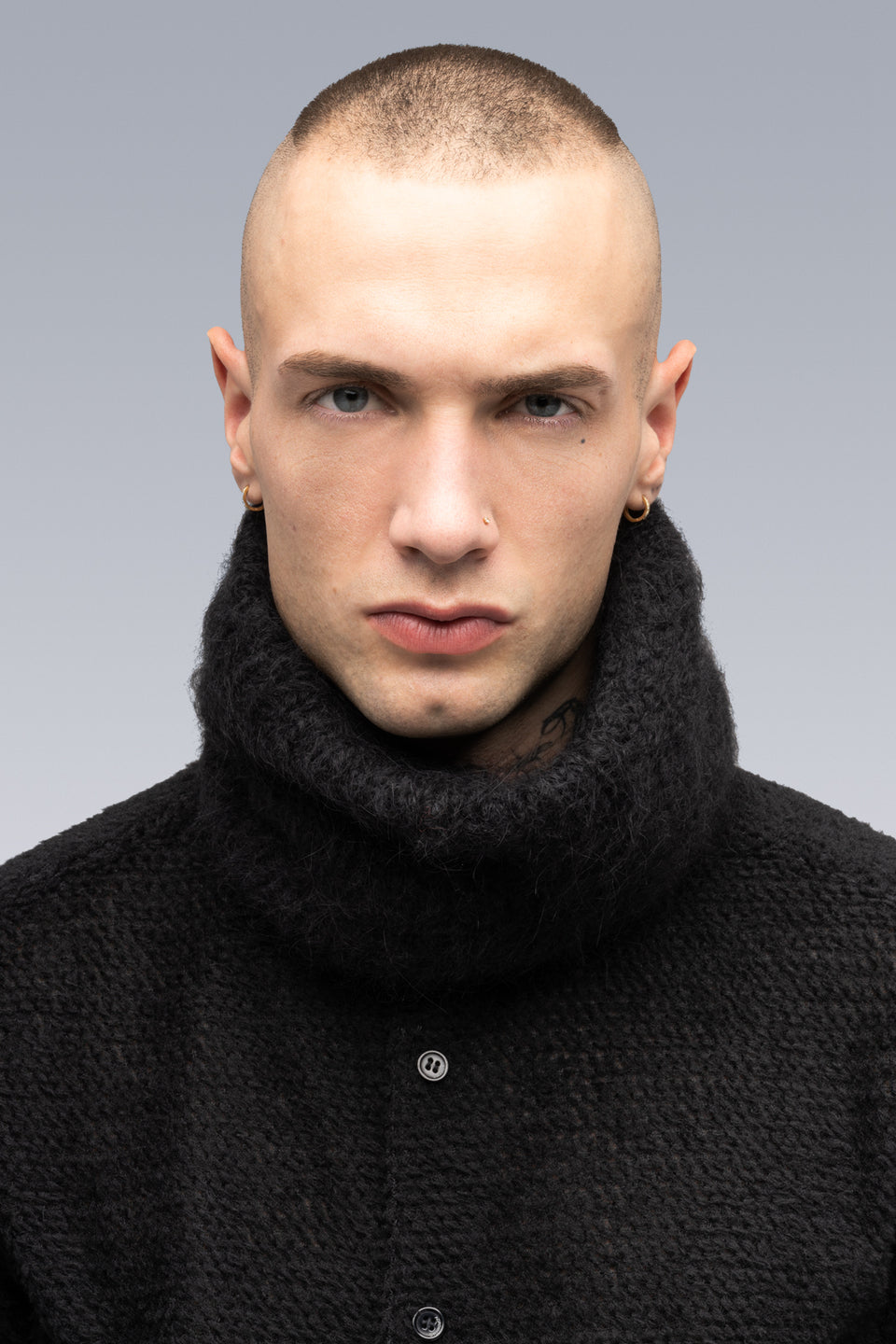 NG5-PU Hand-Knit Suri Alpaca Neck Gaiter