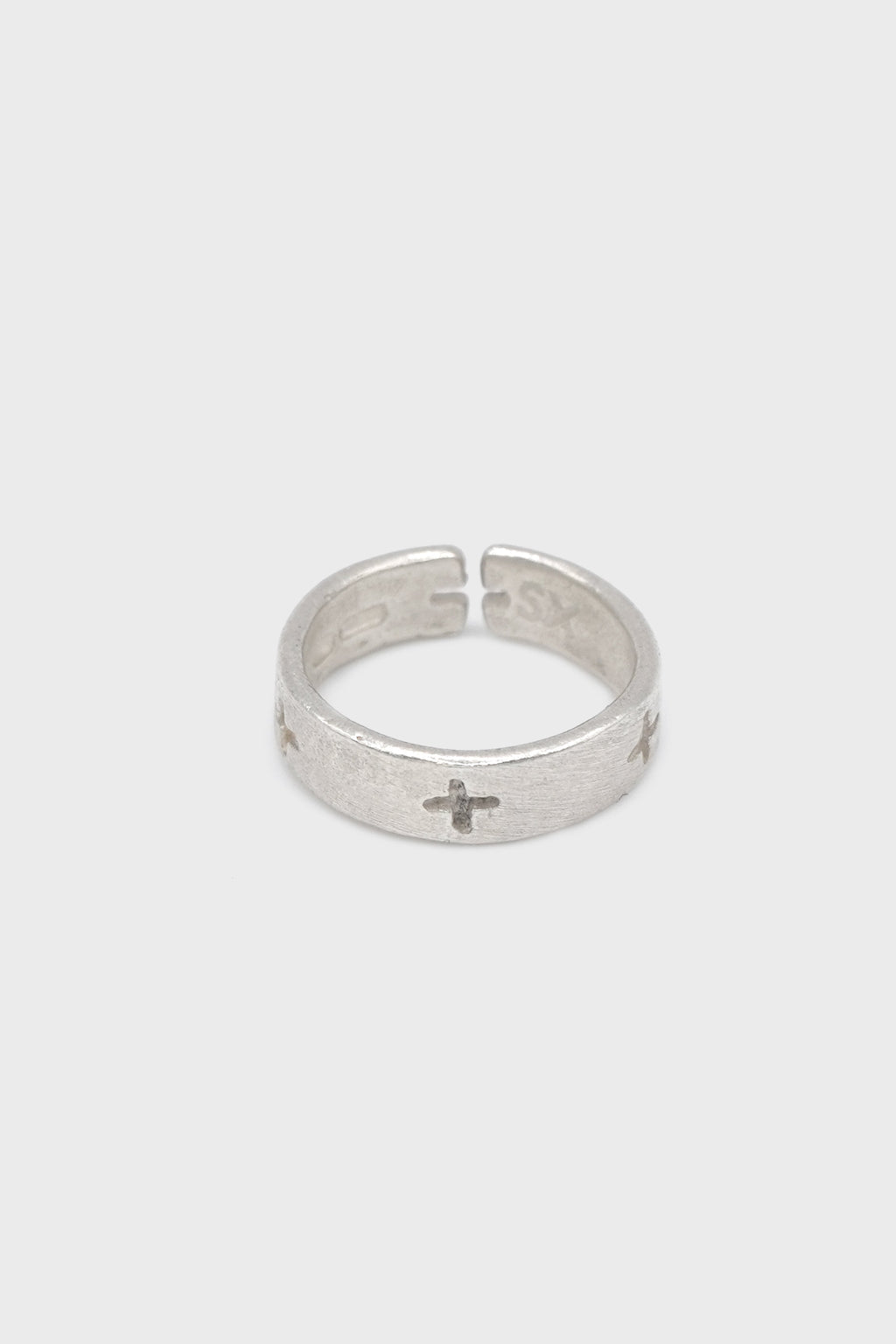 MULTIPLE CROSS CARVED RING