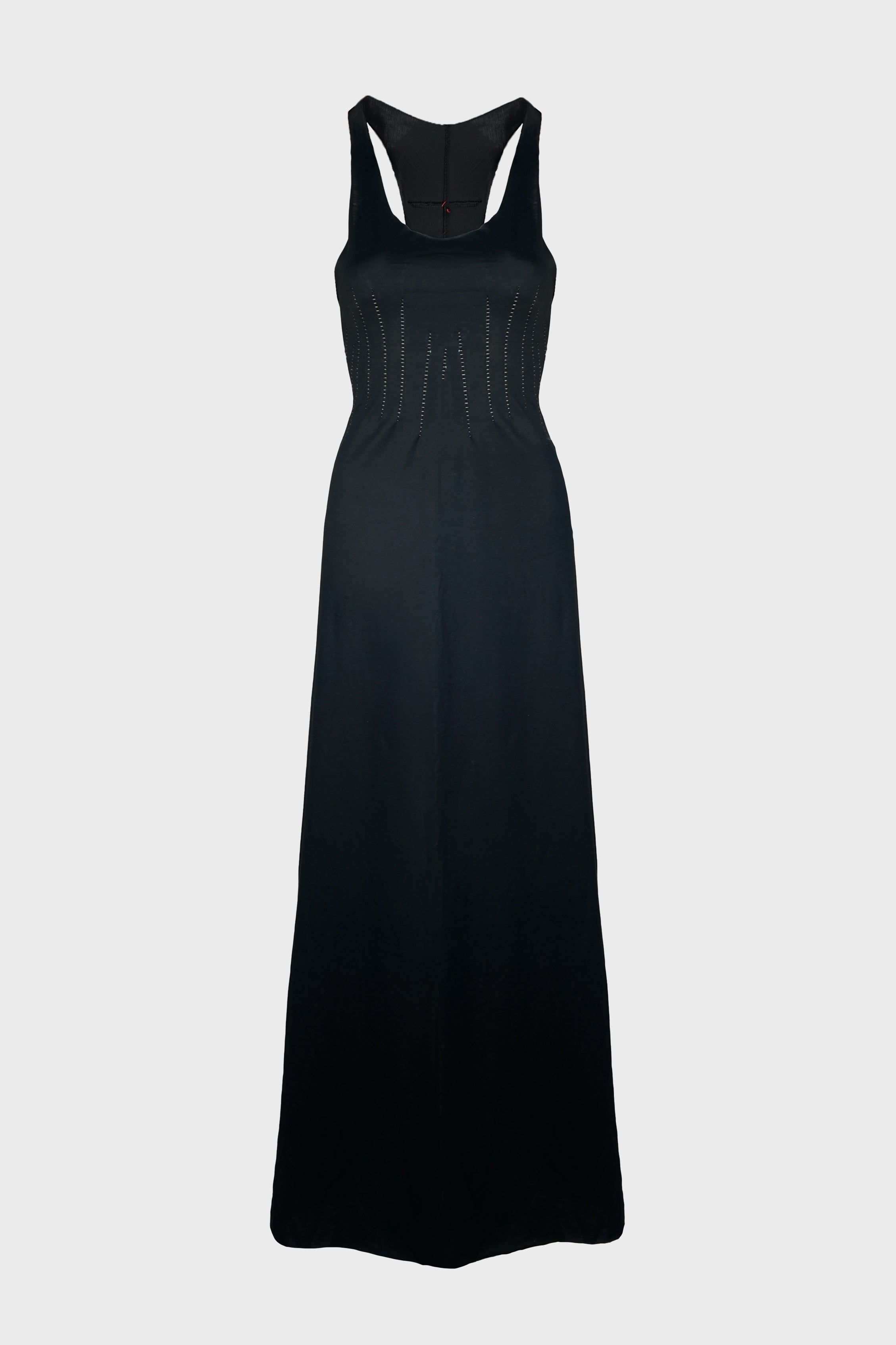 SCAR PLEATS LONG DRESS
