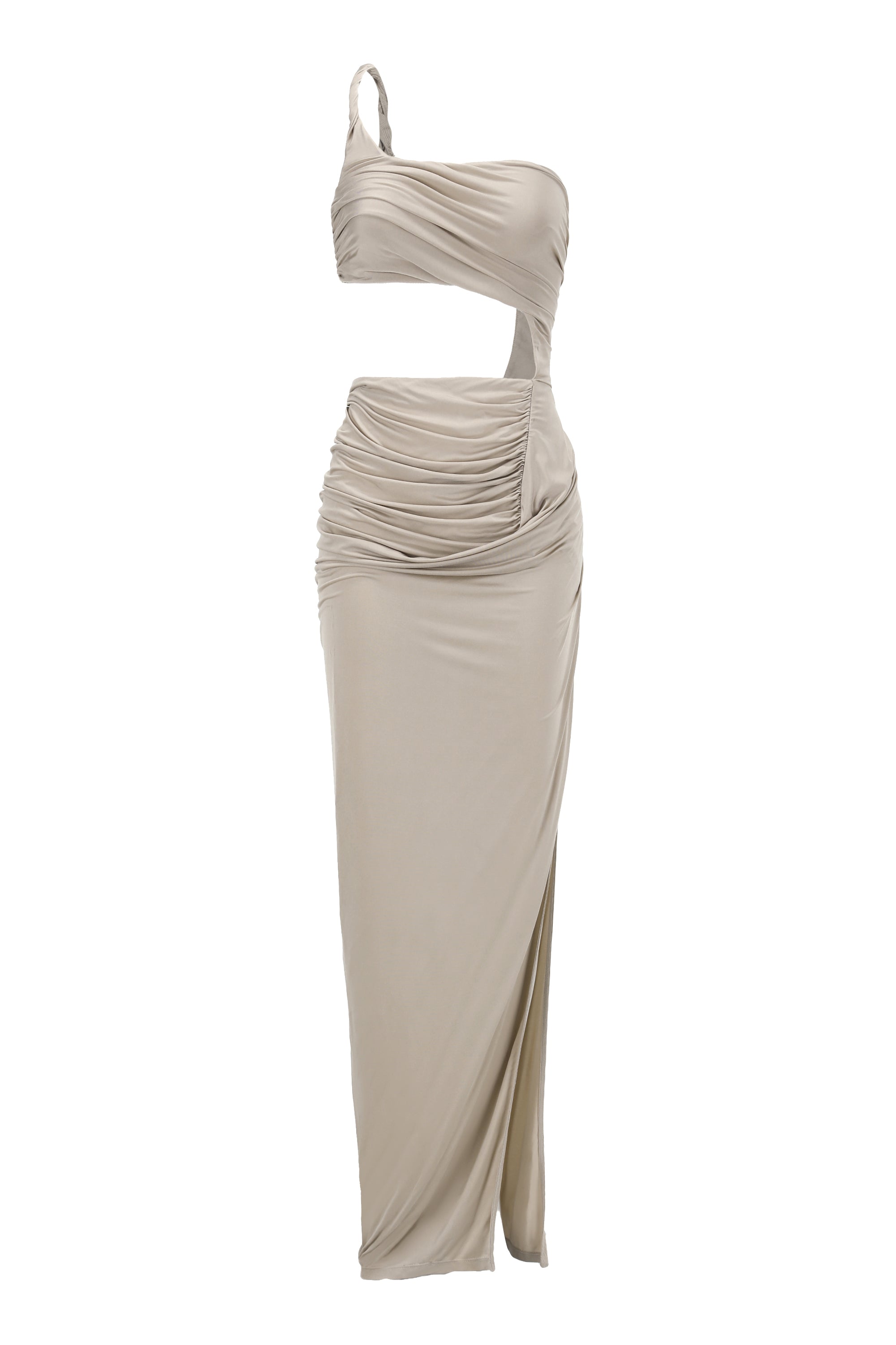CINCHED ASYMMETRIC DRESS GRIEGE