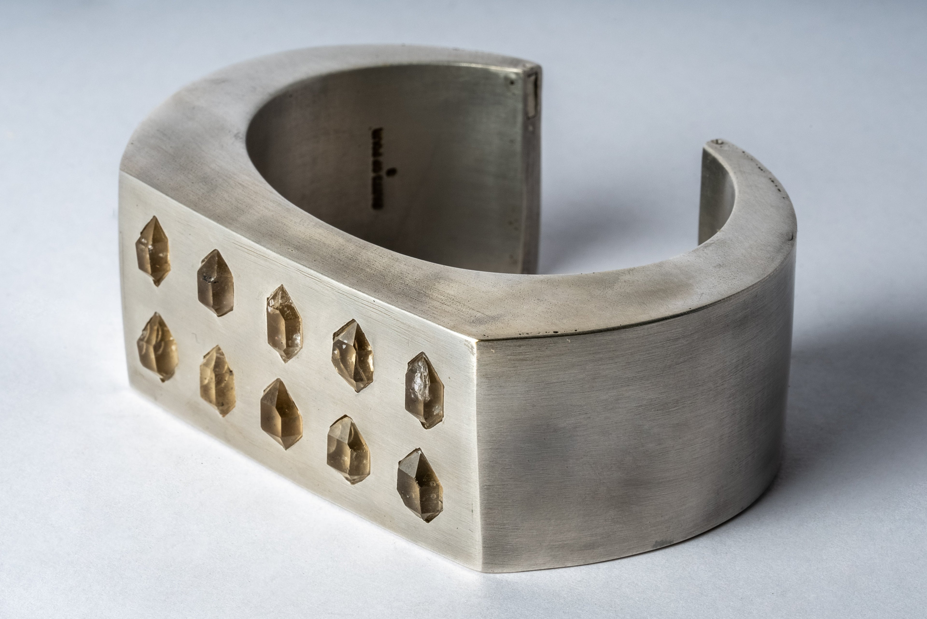 Crescent Plane Bracelet (Herkimer Spikes Var., 30mm)