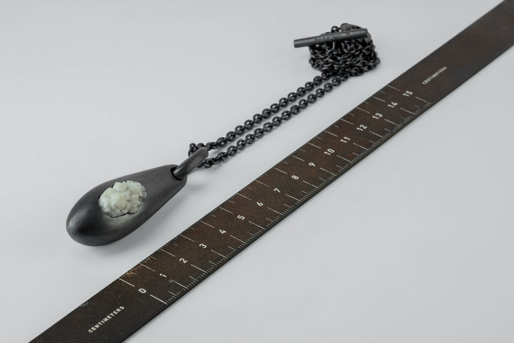 Chrysalis Necklace (Cremaster Emergence, Zincite, KA+ZIN)