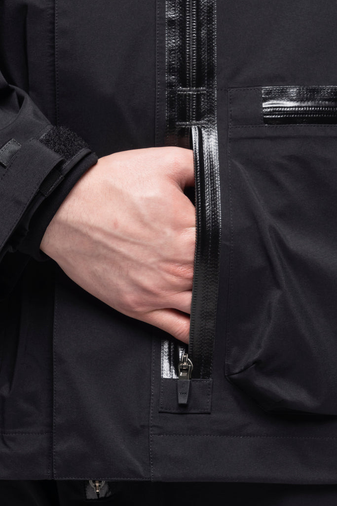 J115-GT 3L Gore-Tex Pro Interops Jacket - Black/Silver