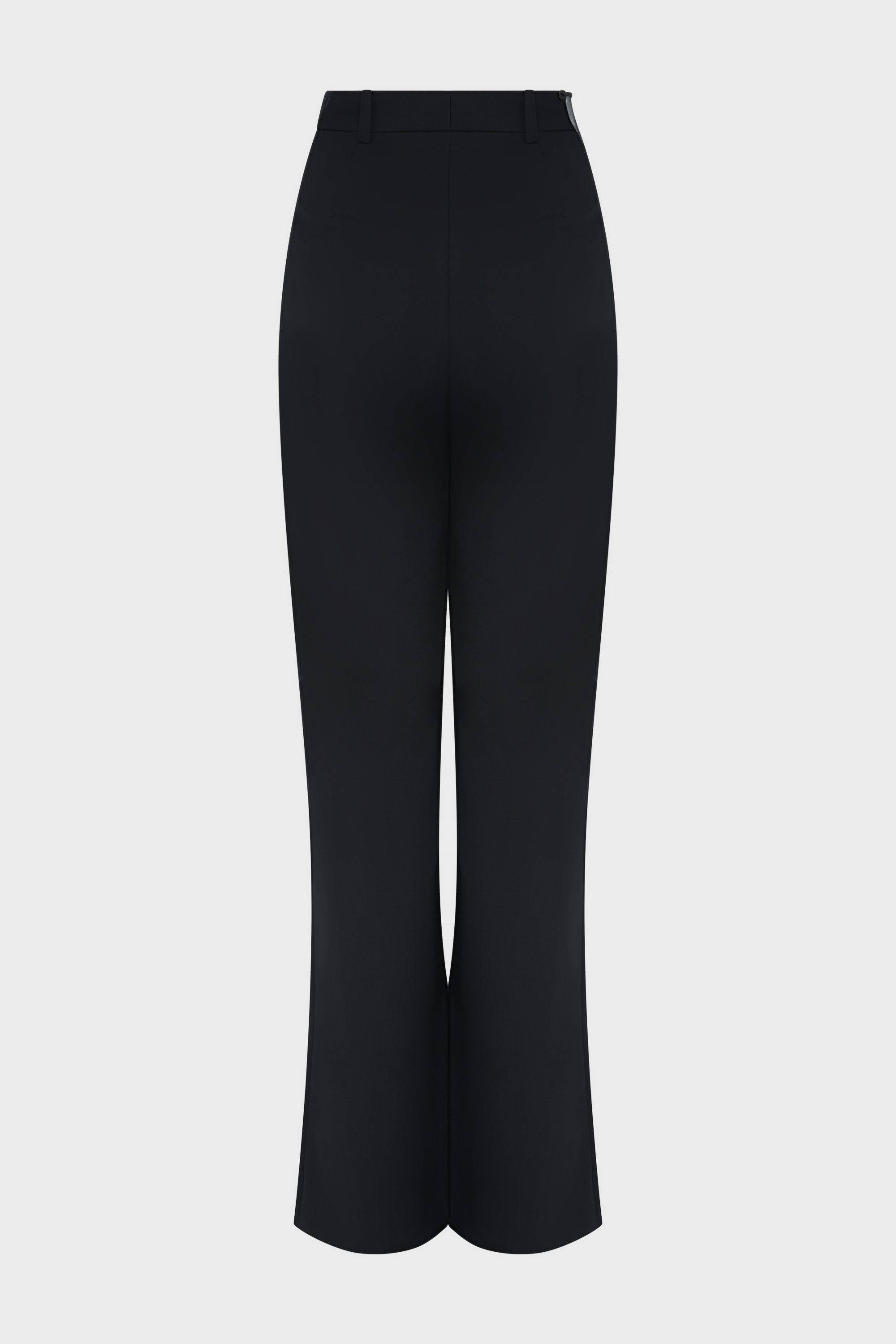 PEEK OPEN THIGH PANTS BLACK