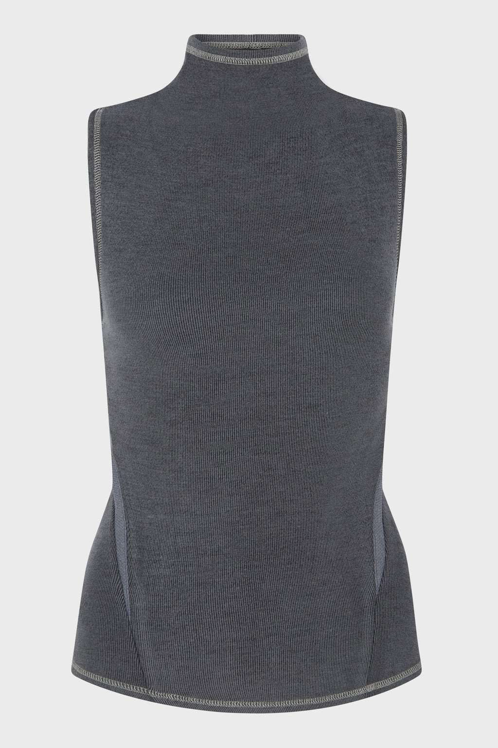 RACERBACK TOP DARK GREY