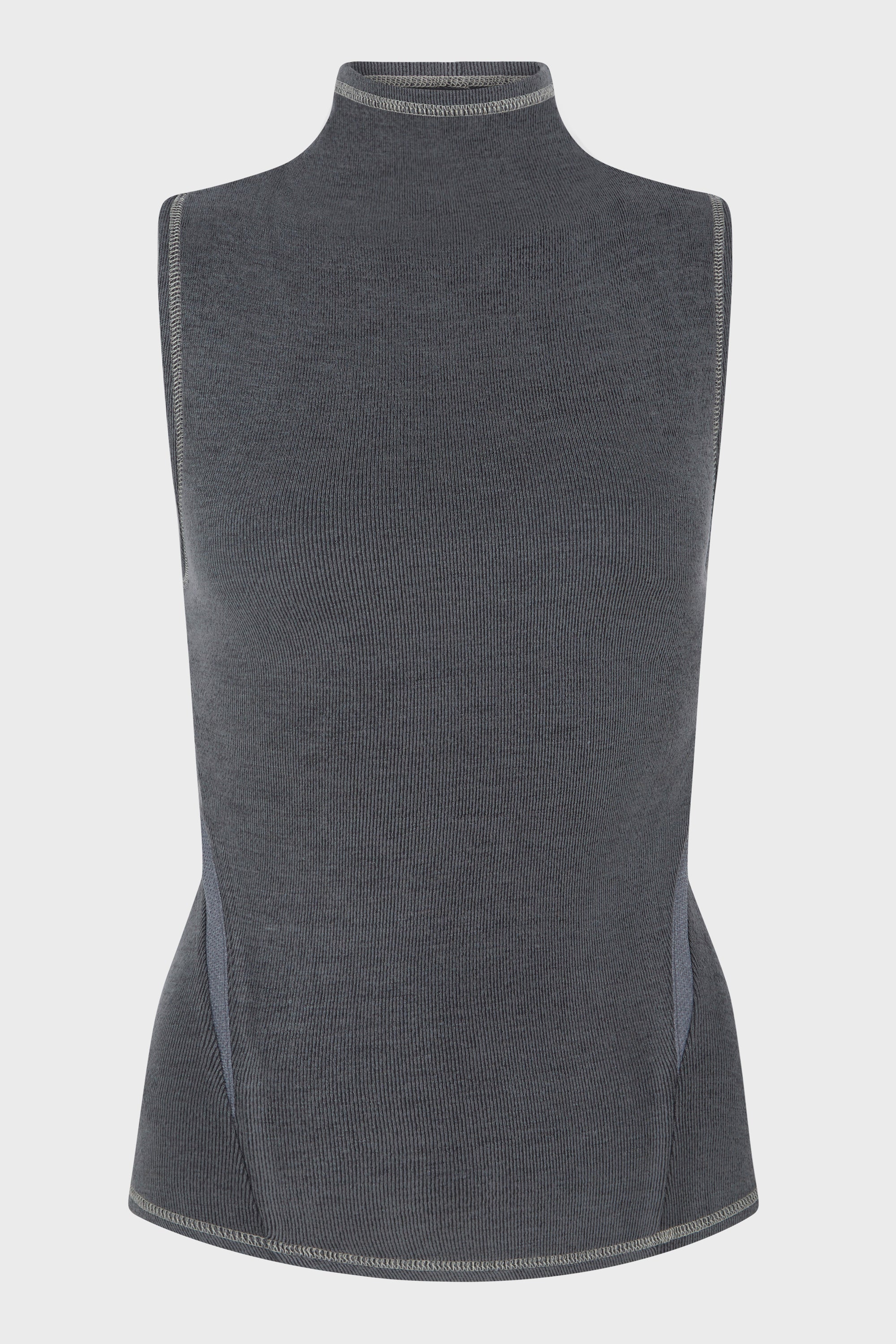 RACERBACK TOP DARK GREY