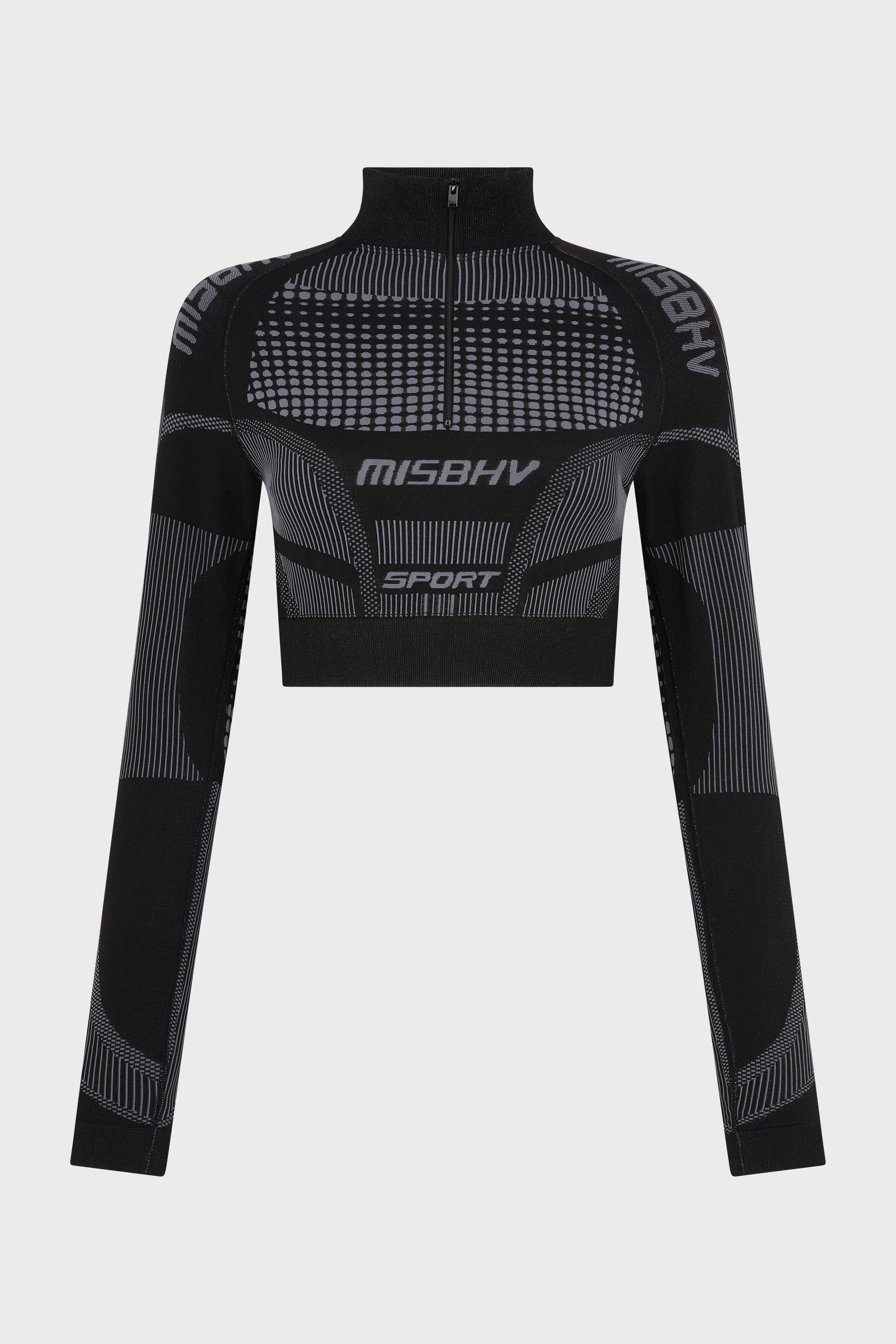 SPORT EUROPA CROPPED QUARTER-ZIP LONGSLEEVE