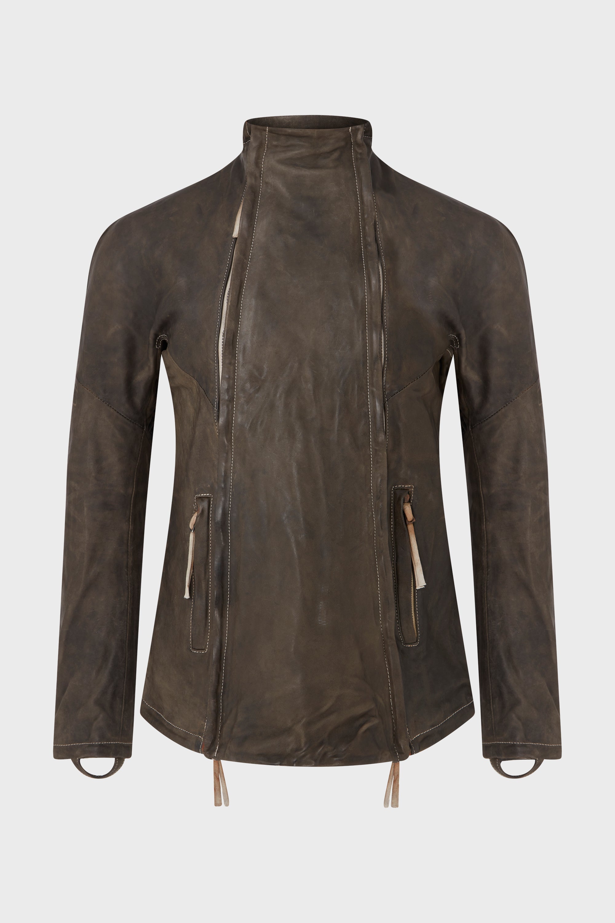 J4 HORSE LEATHER JACKET DARK OAK