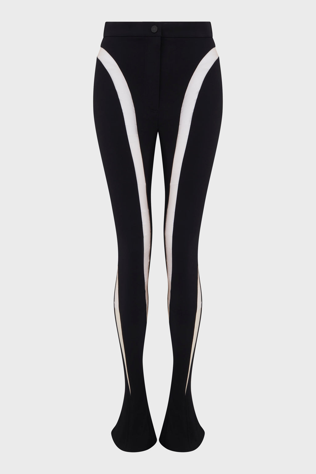 SPIRAL TULLE TROUSERS BLACK/NUDE