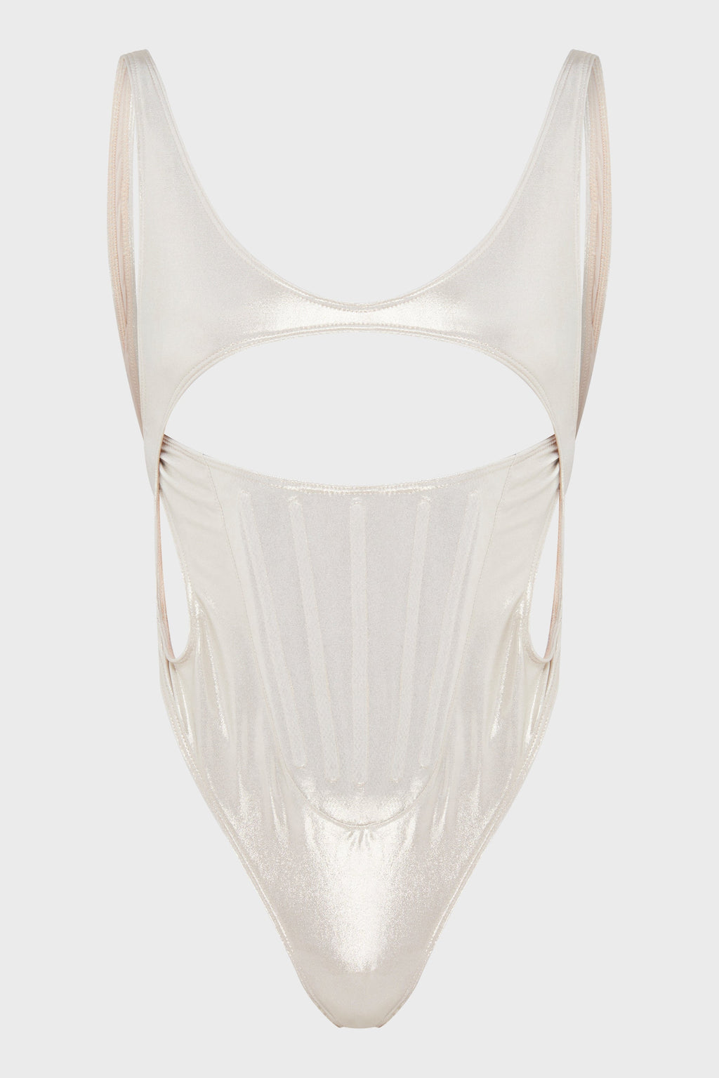 CORSETED ONE-PIECE