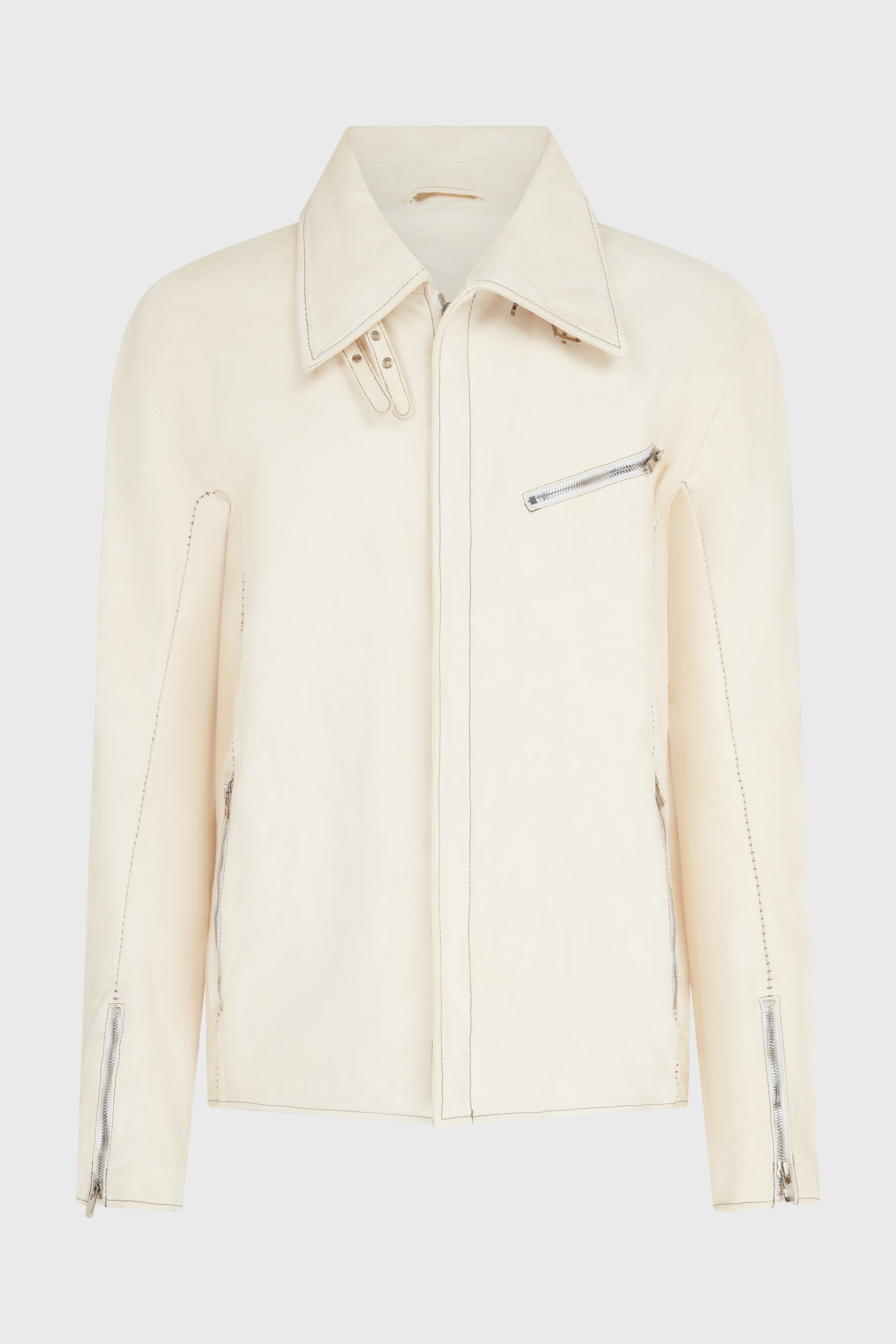 NATURAL HORSE LEATHER BLOUSON