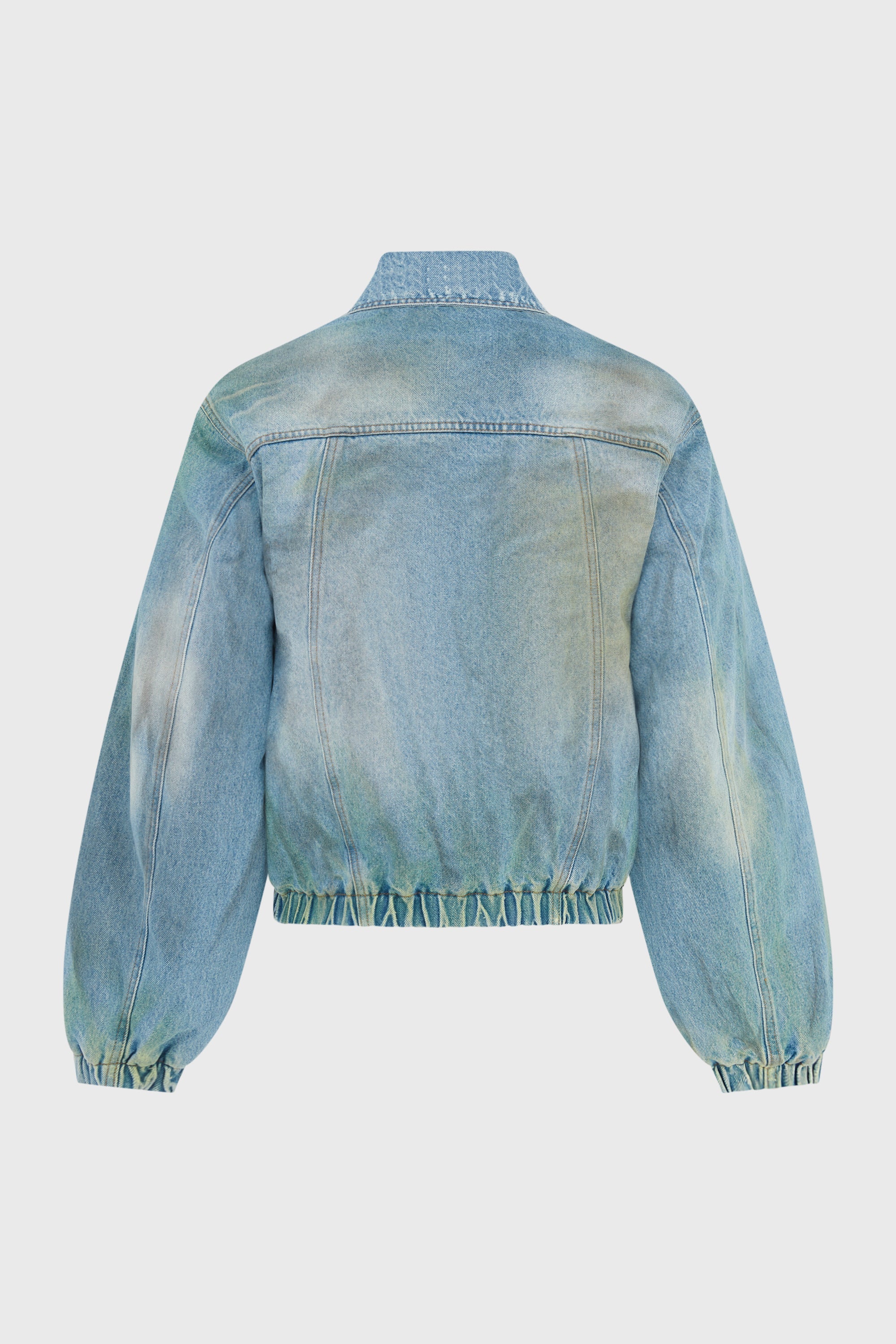 DENIM BOMBER BLUE