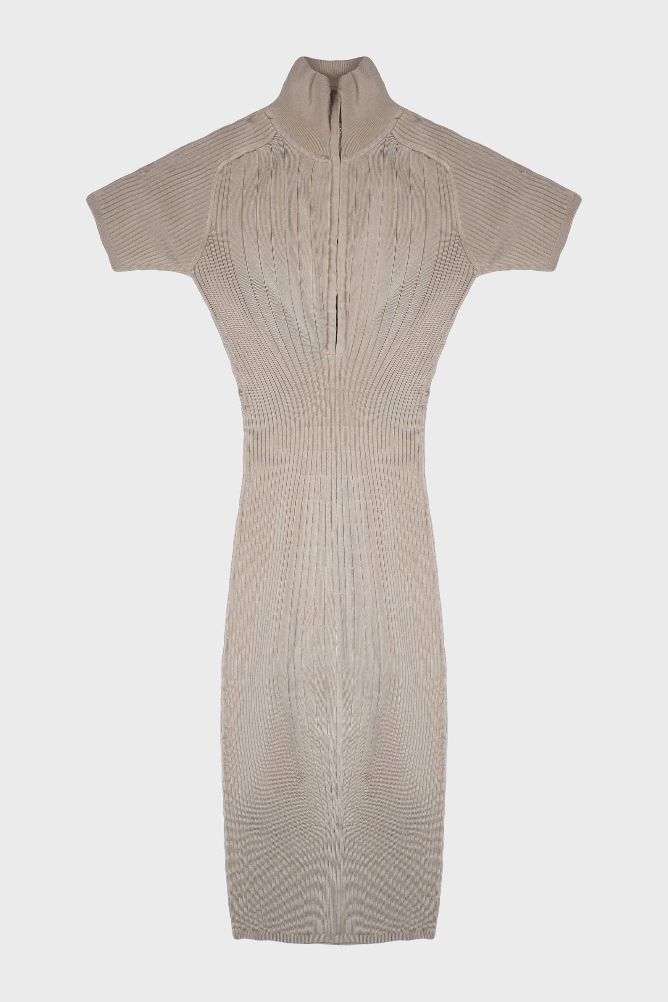 RIB POLO DRESS