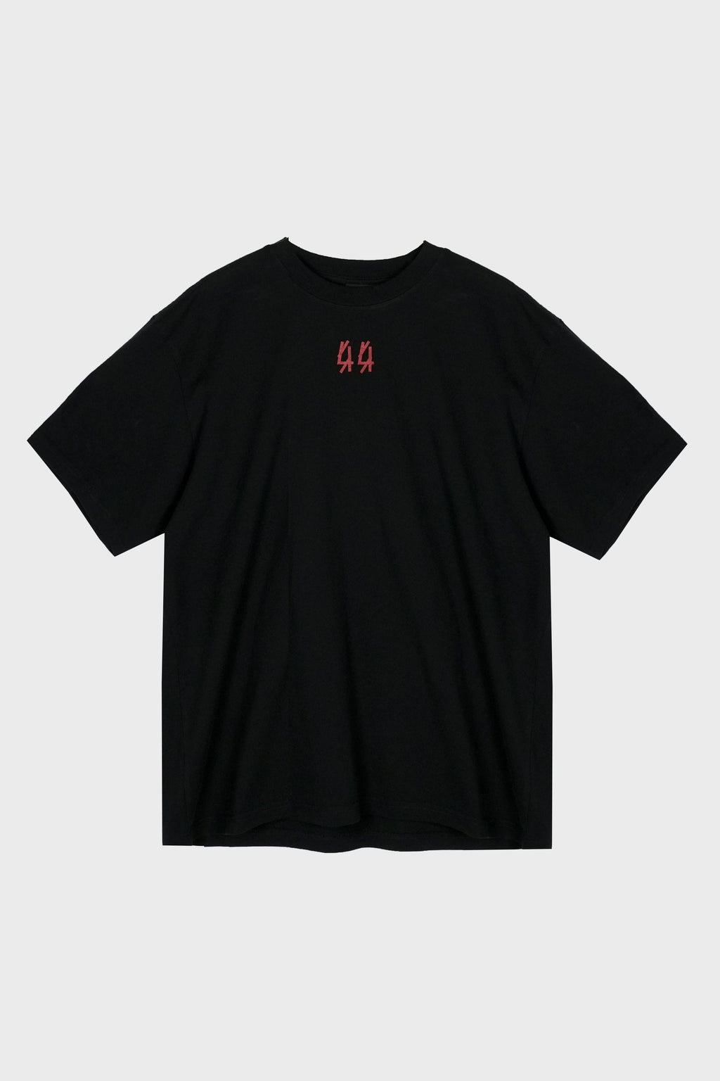 SOCCER TEE BLACK + Y2K RED WHITE