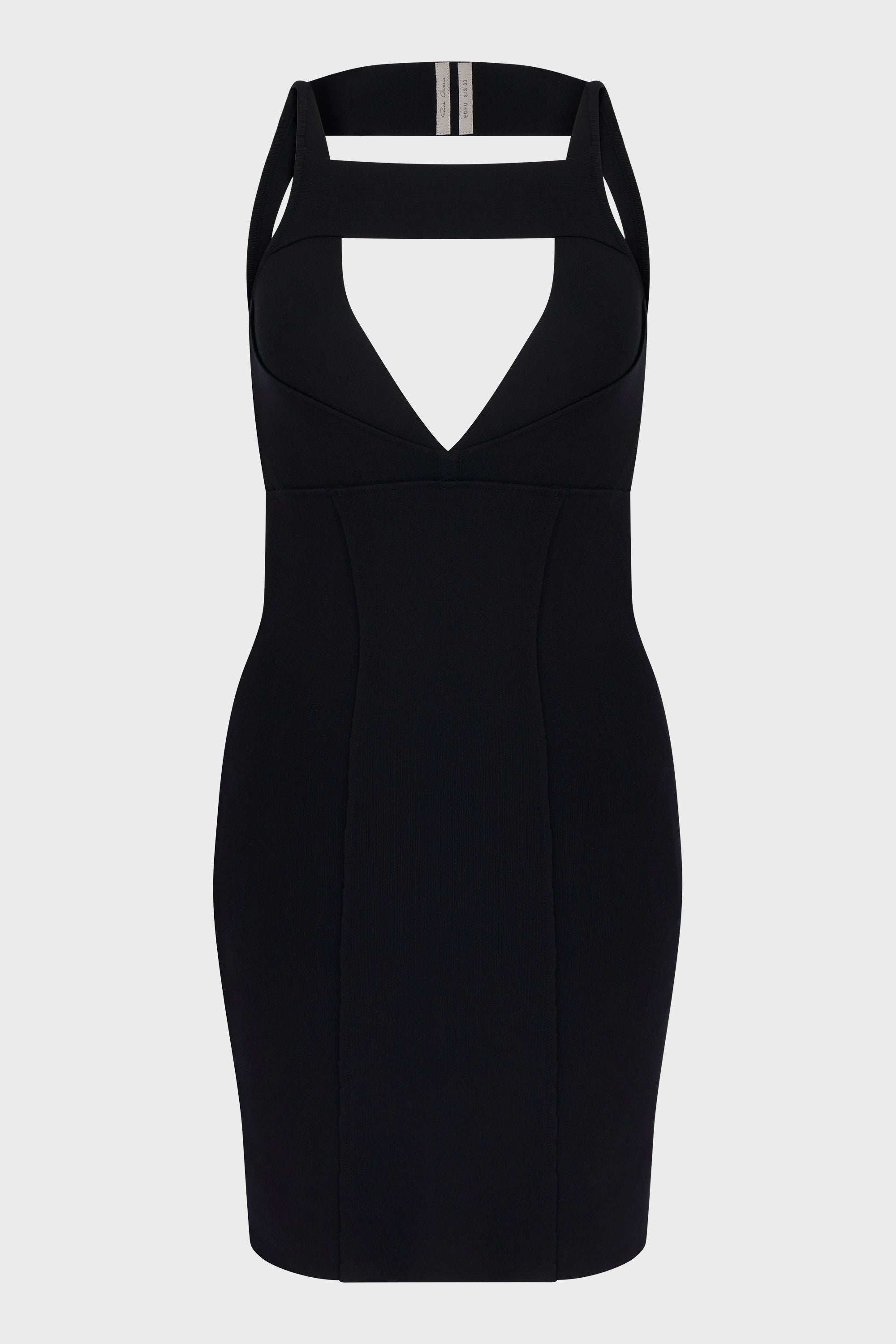 BLACK SLING MINI DRESS