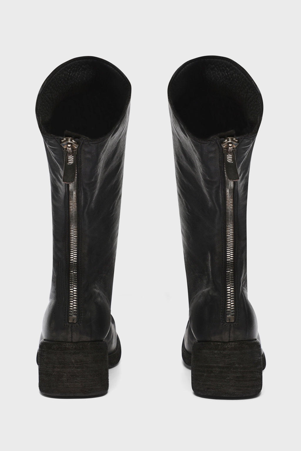 9089 BACK ZIP MID-CALF BOOT