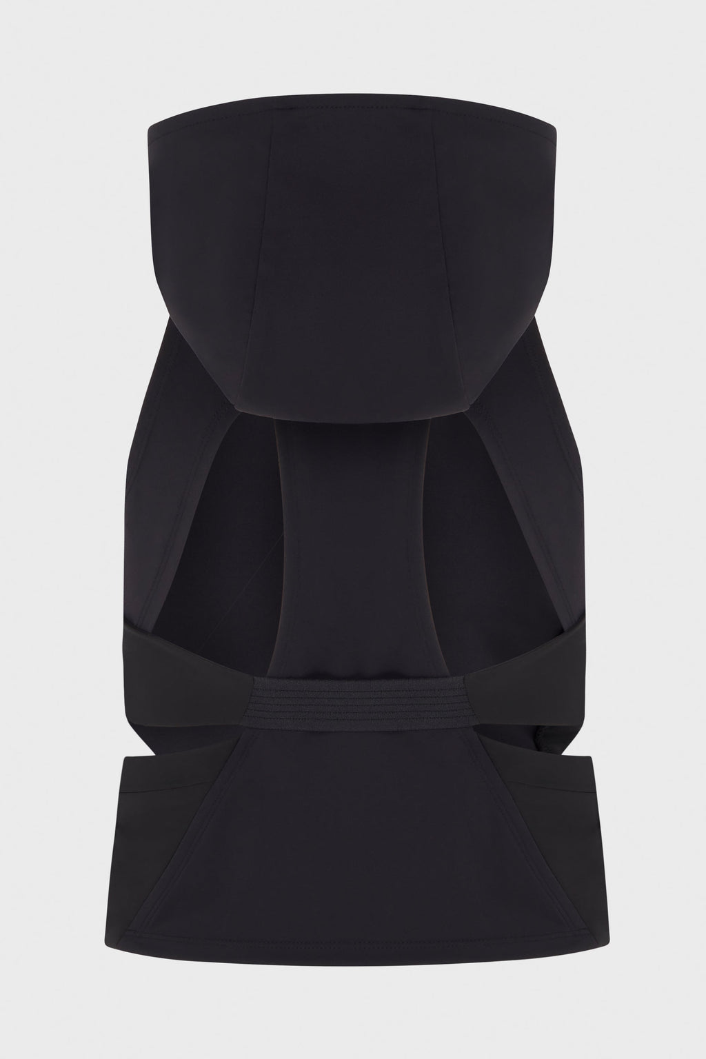 HOODED SLEEVELESS BLACK