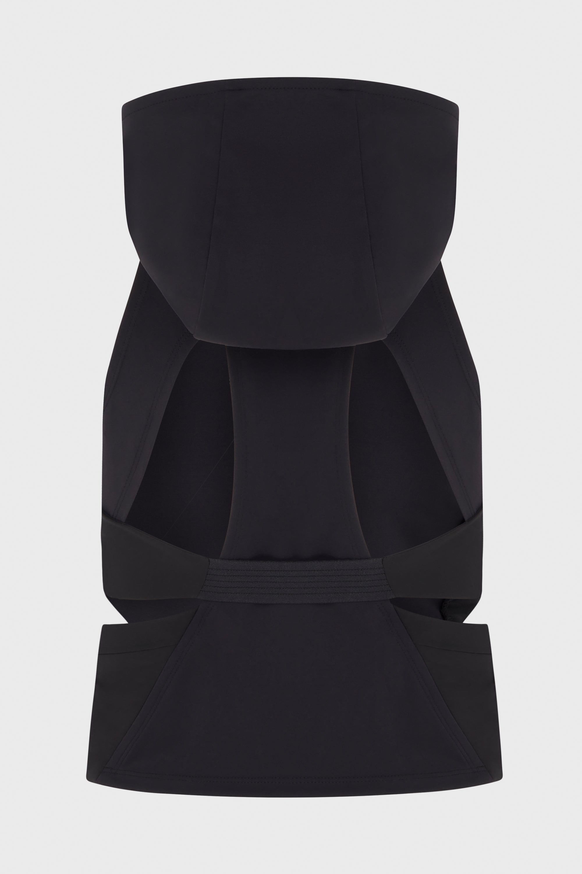 HOODED SLEEVELESS BLACK