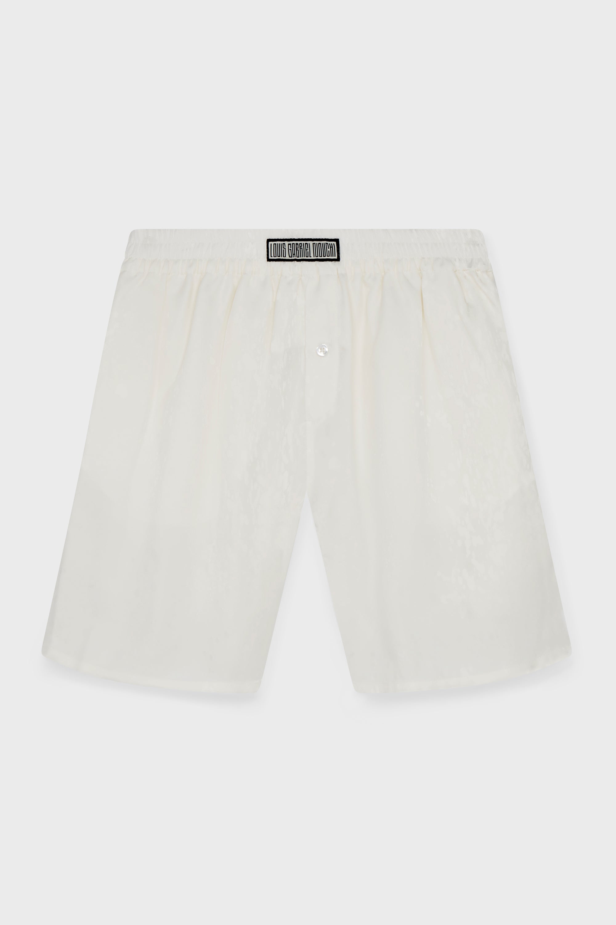 LARGE PAJAMA SHORTS IN DROPS JACQUARD