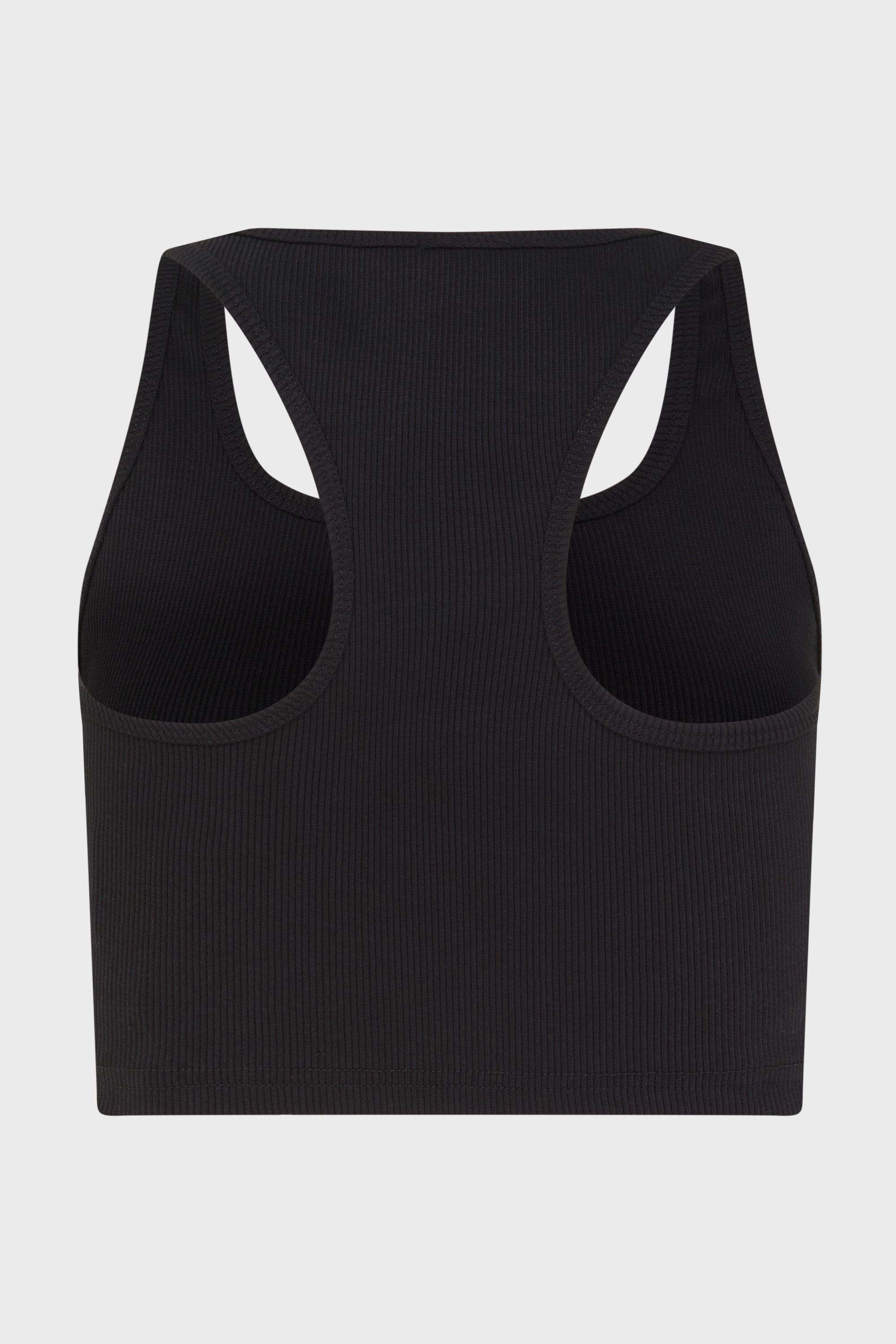 CROPPED M TANK TOP BLACK