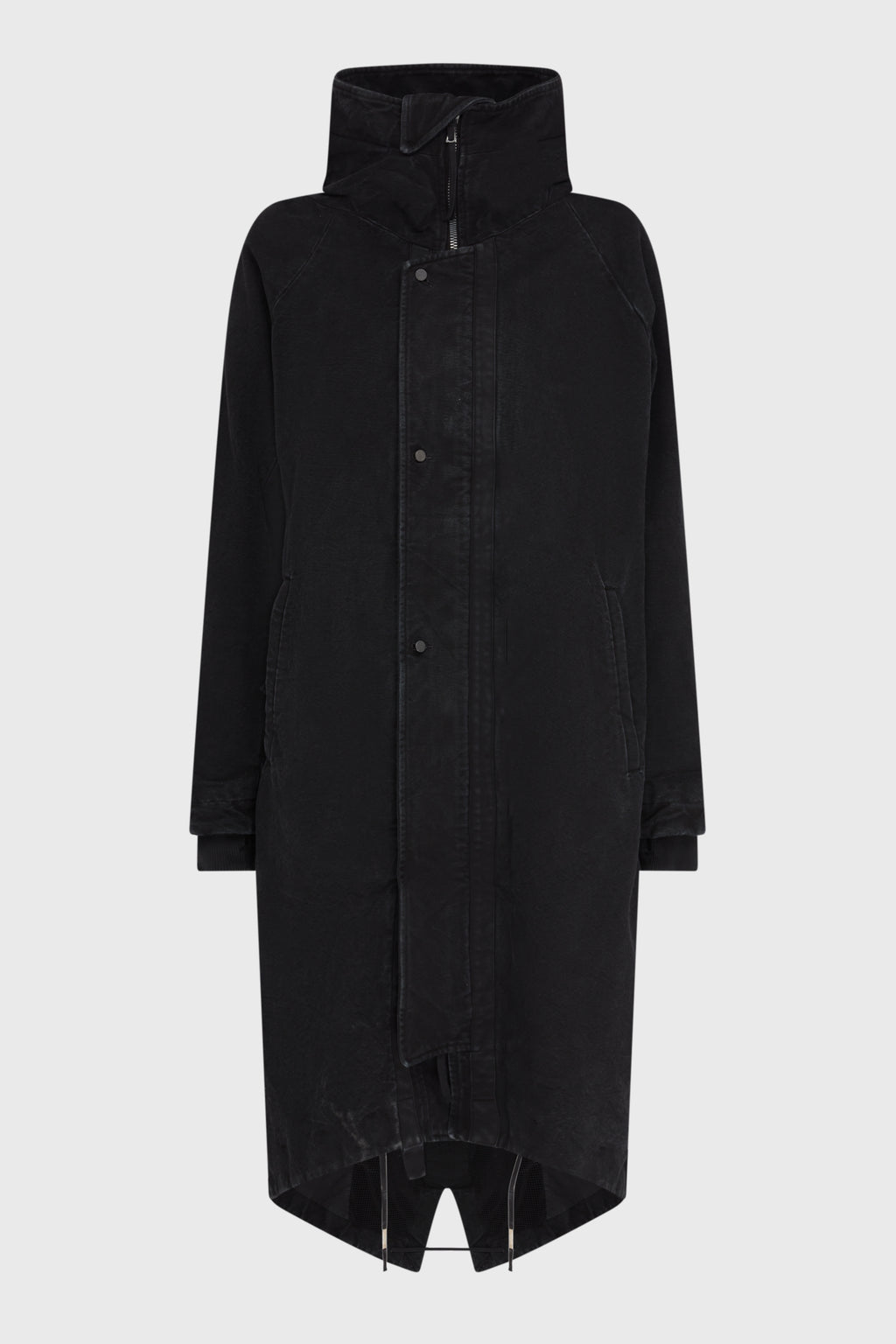 PARKA FISHTAIL 1.2 USED BLACK USED DYED