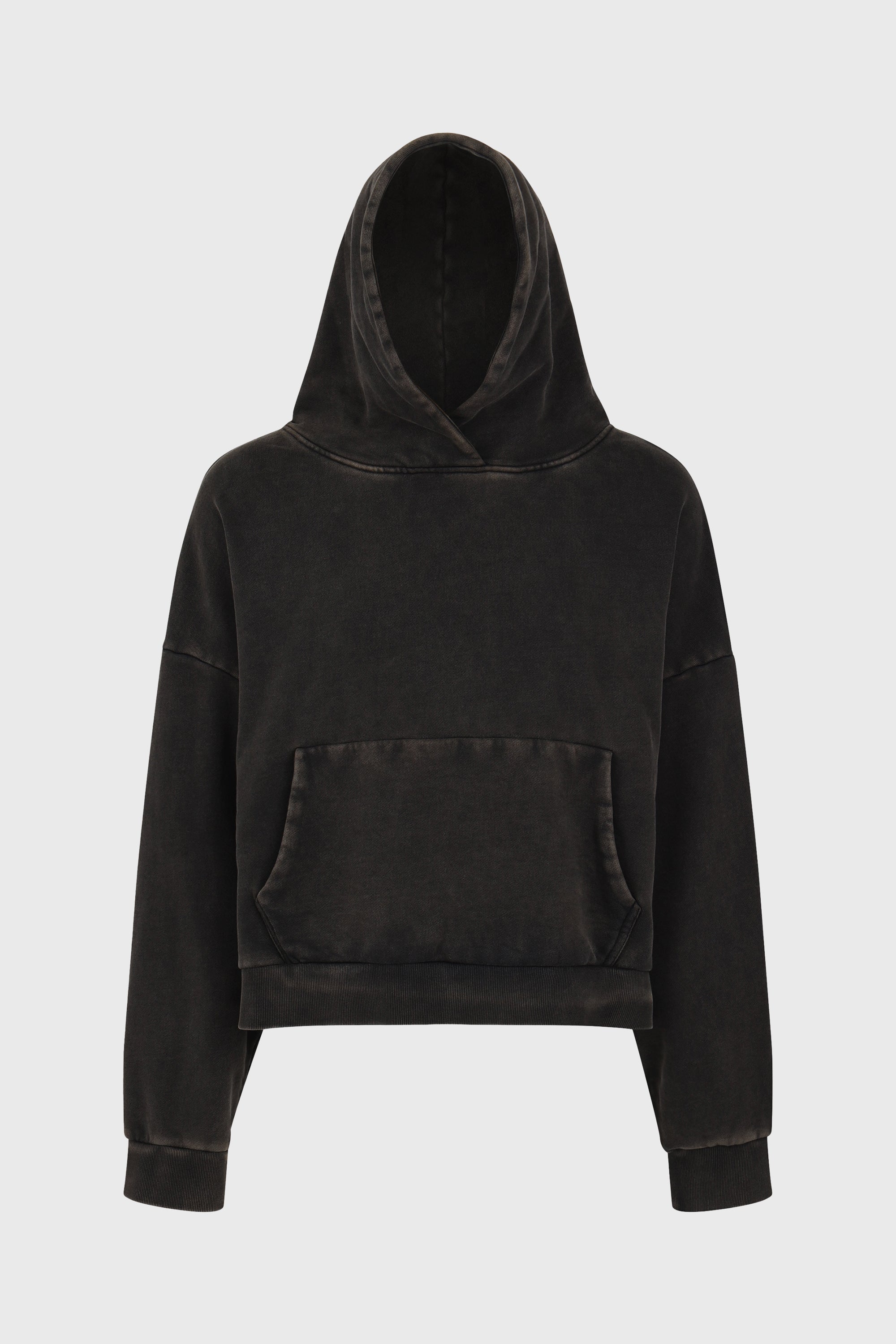 HEAVY HOOD WASHED BLACK