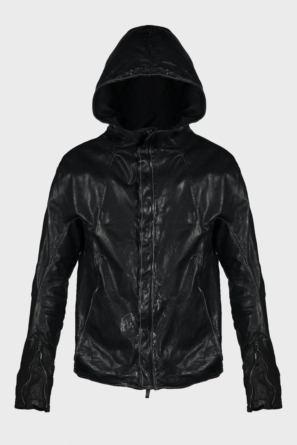 HOODED ZIP BLOUSON