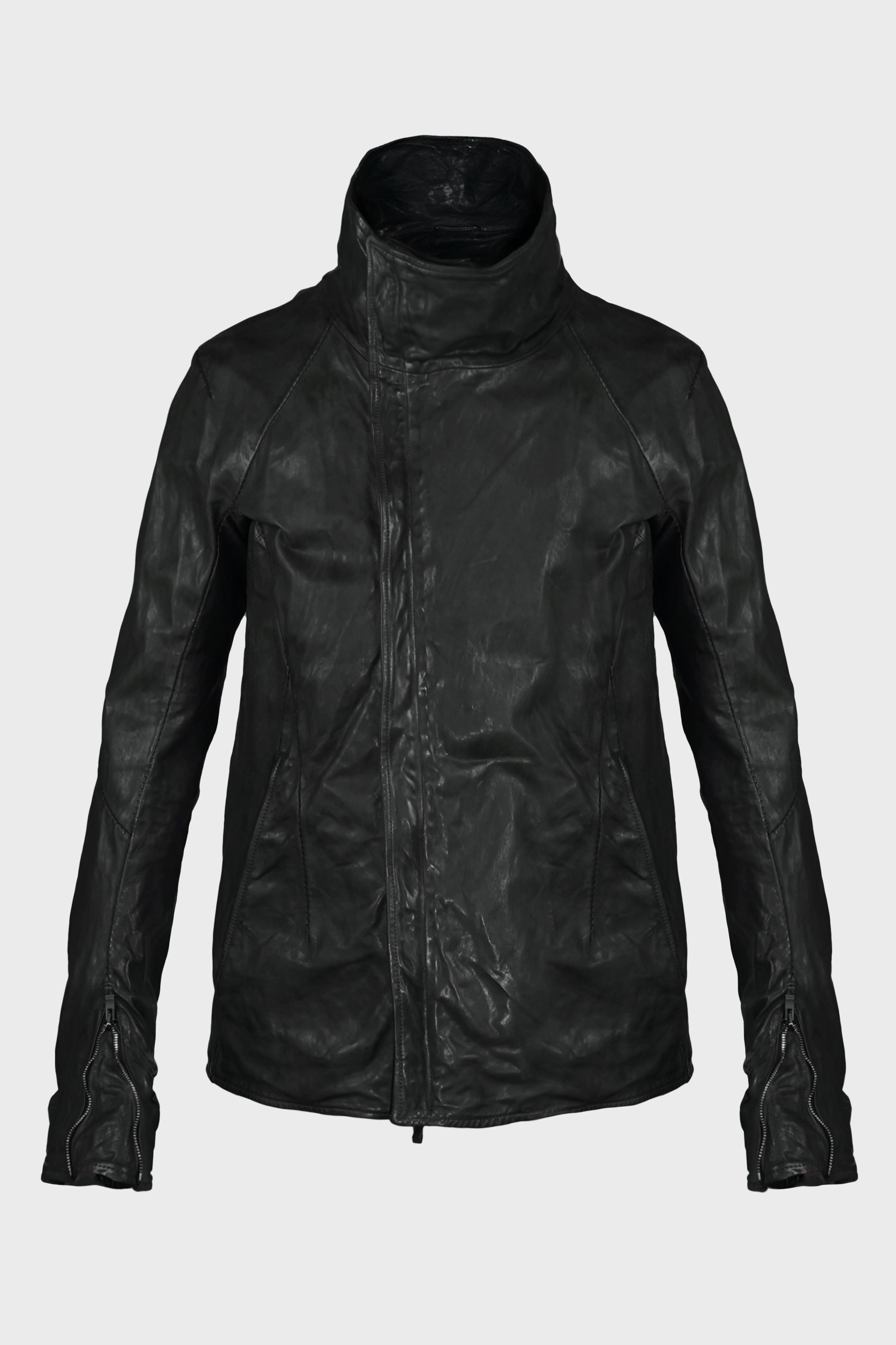 HIGH NECK BLOUSON BLACK