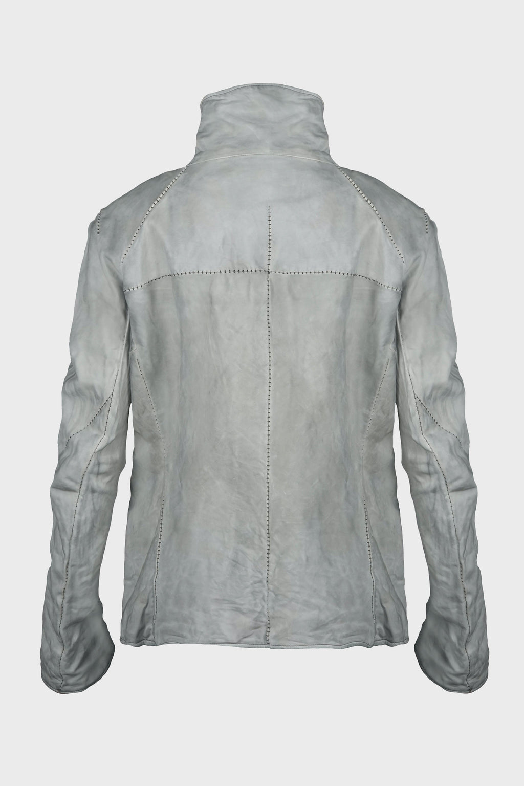 HIGH NECK BLOUSON DIRTY LIGHT GREY